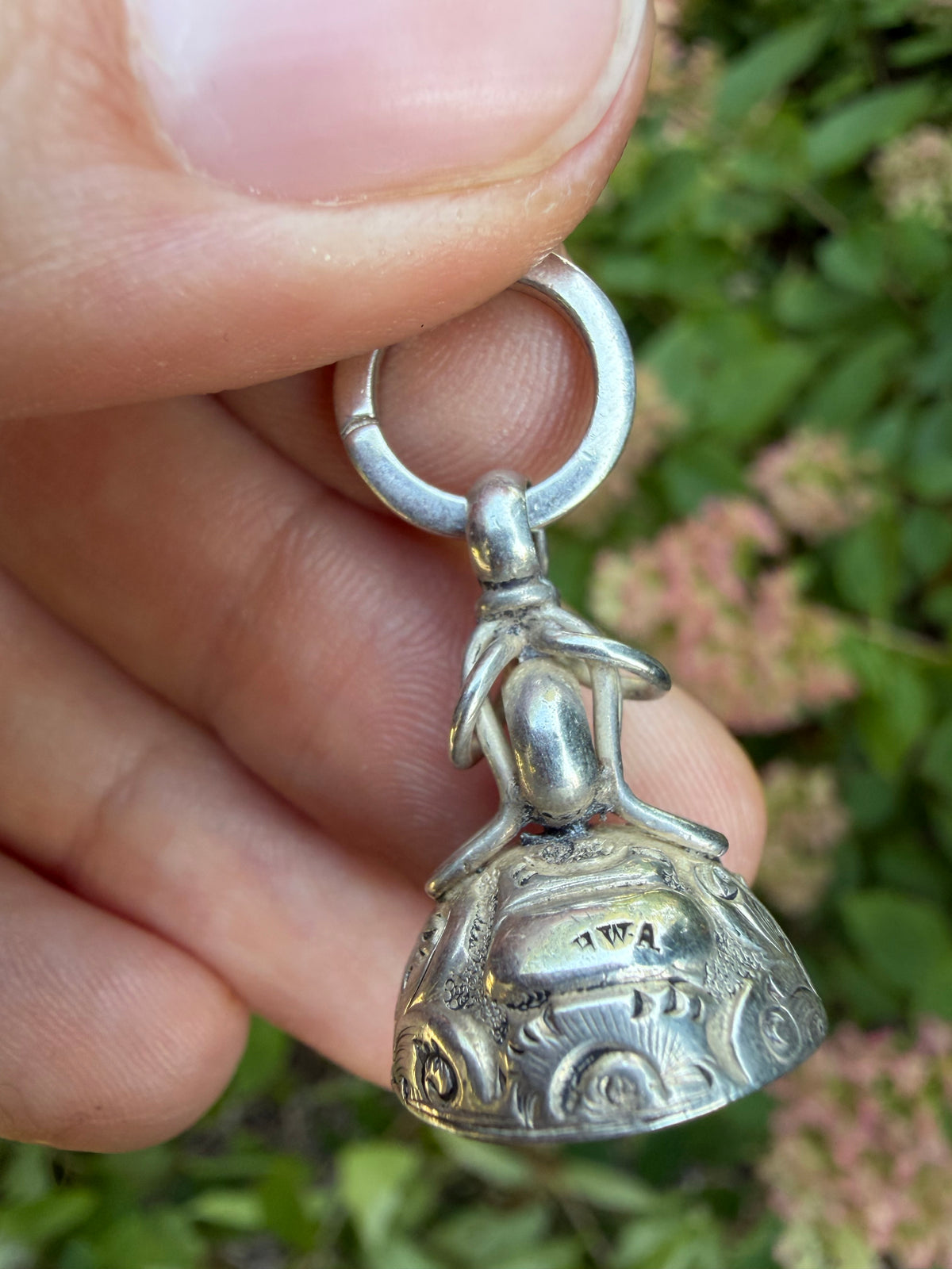 Antique Sterling Silver Watch Fob
