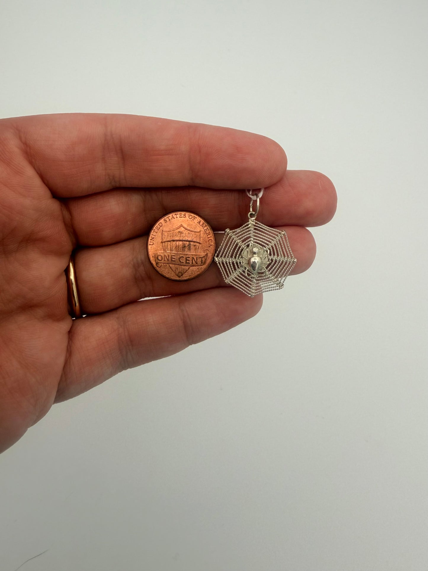 Spiderweb Charm