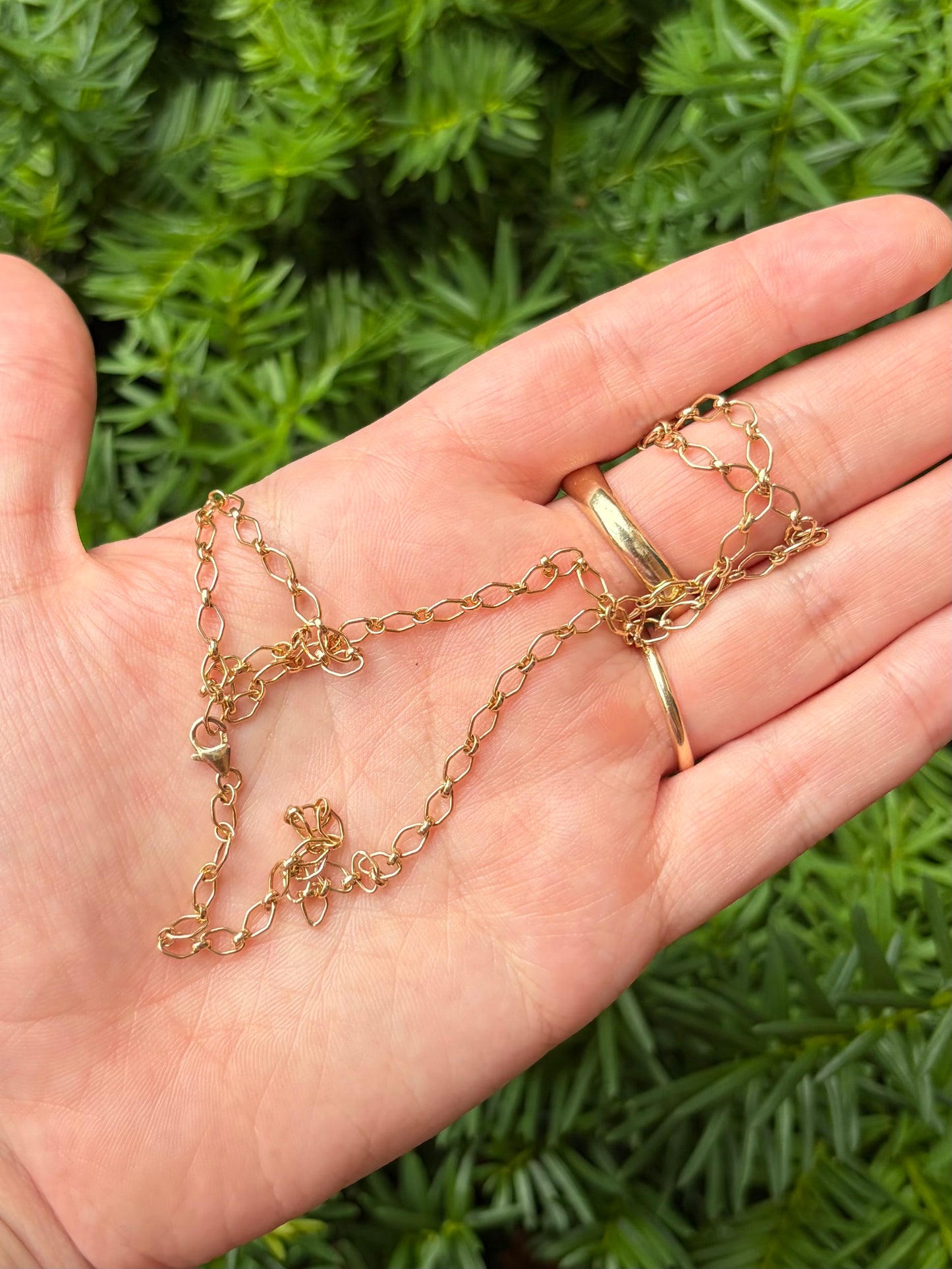 14k Diamond Link Chain