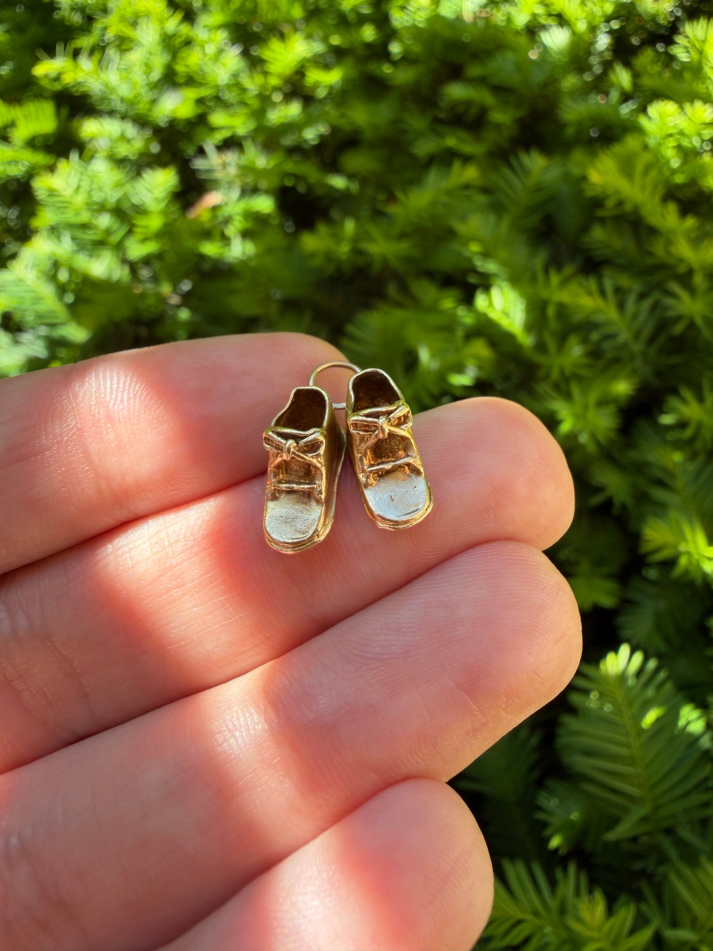 14k Baby shoes