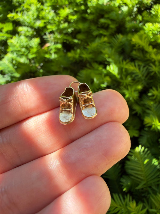 14k Baby shoes