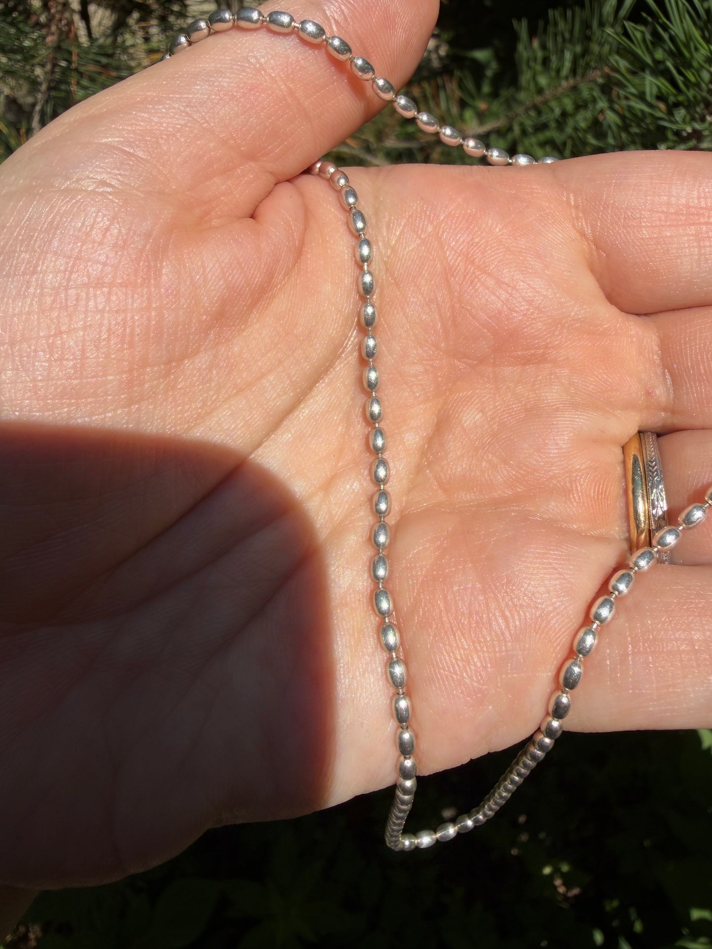 Vintage Rice Grain 22” Chain