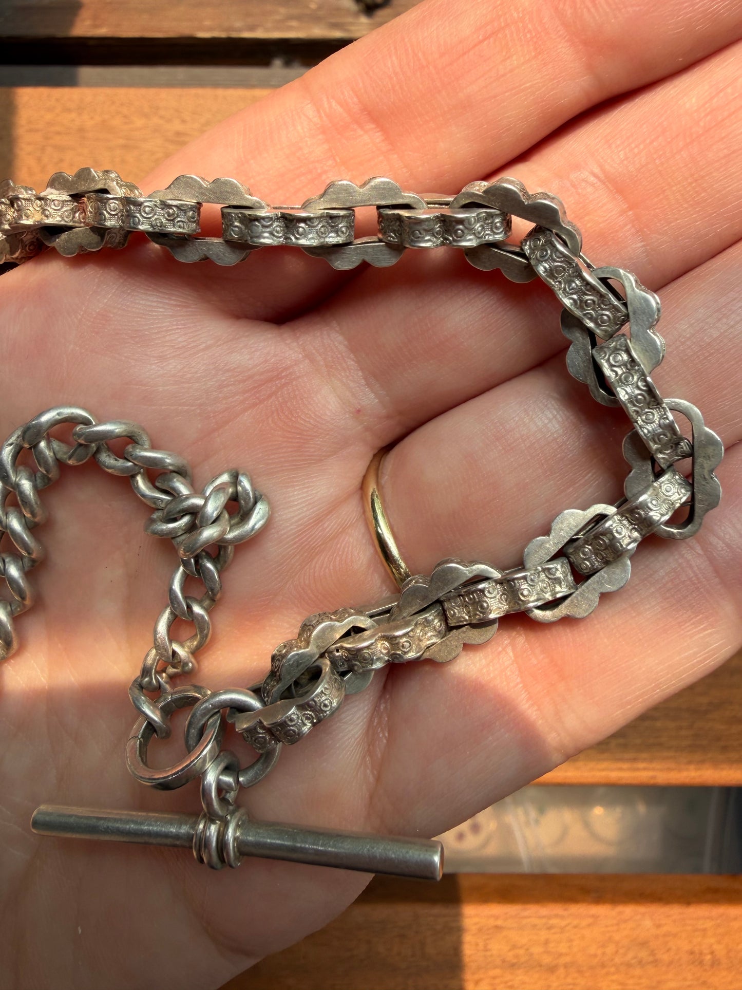 Antique Sterling Silver Franken-chain
