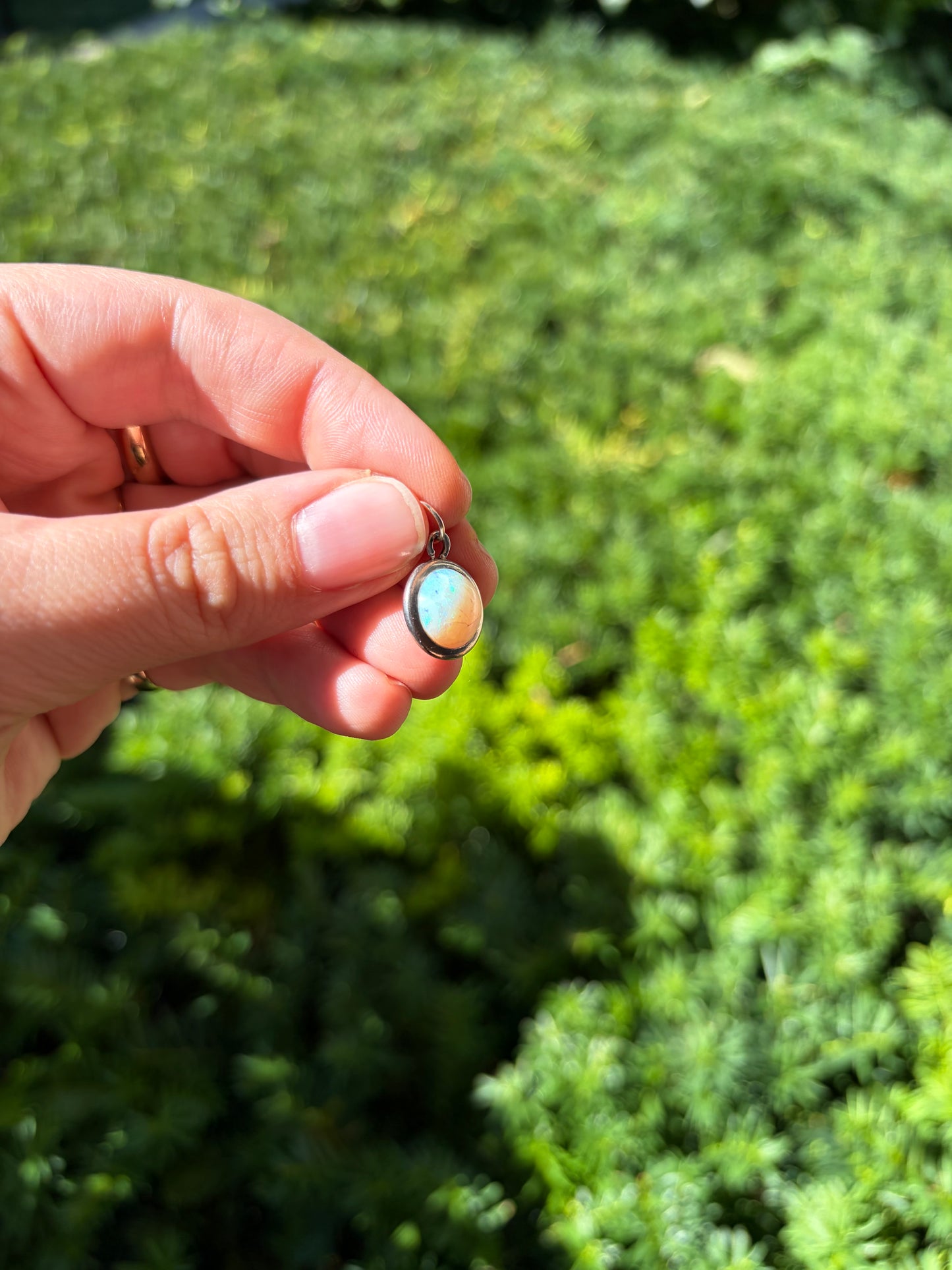 Opal Cabochon Charm