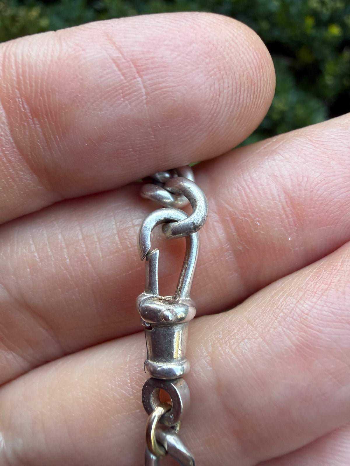 Vintage Figaro and Graduated Curb “Franken-chain”