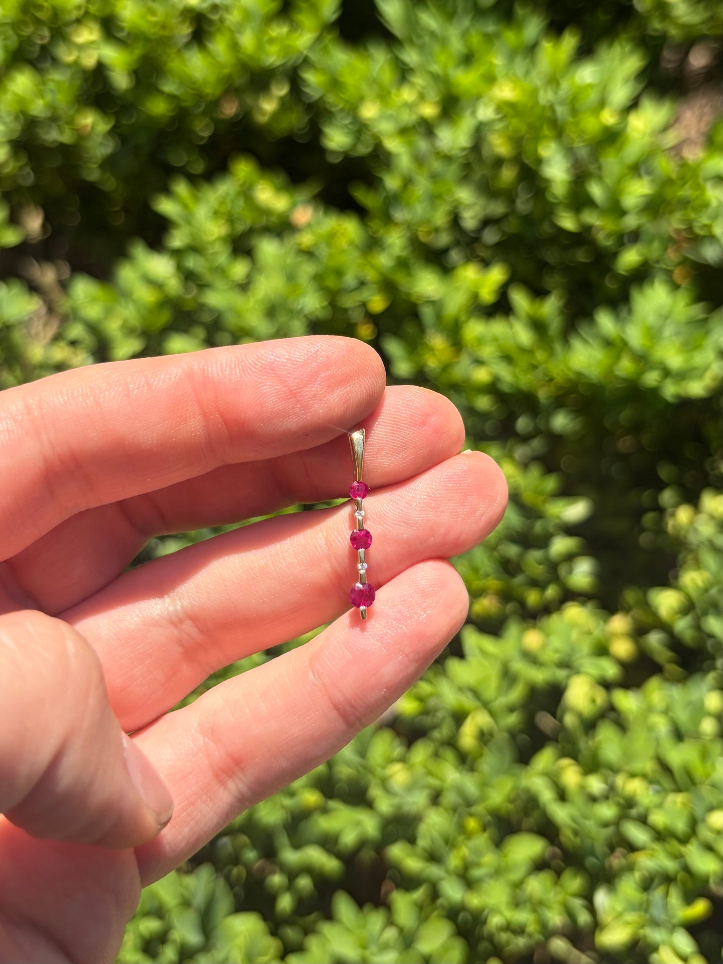 14k and Ruby Pendant