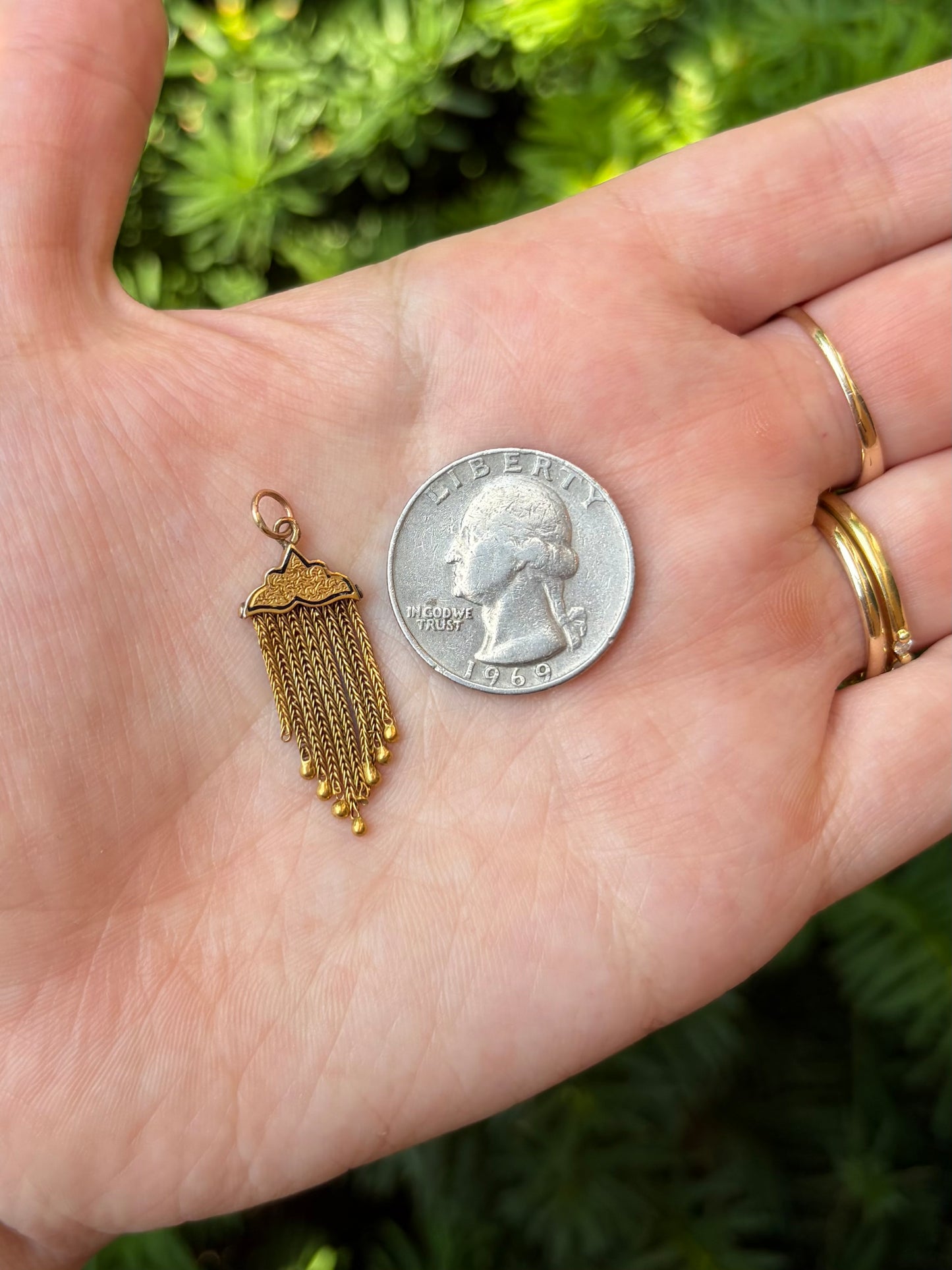 14k Victorian Tassel