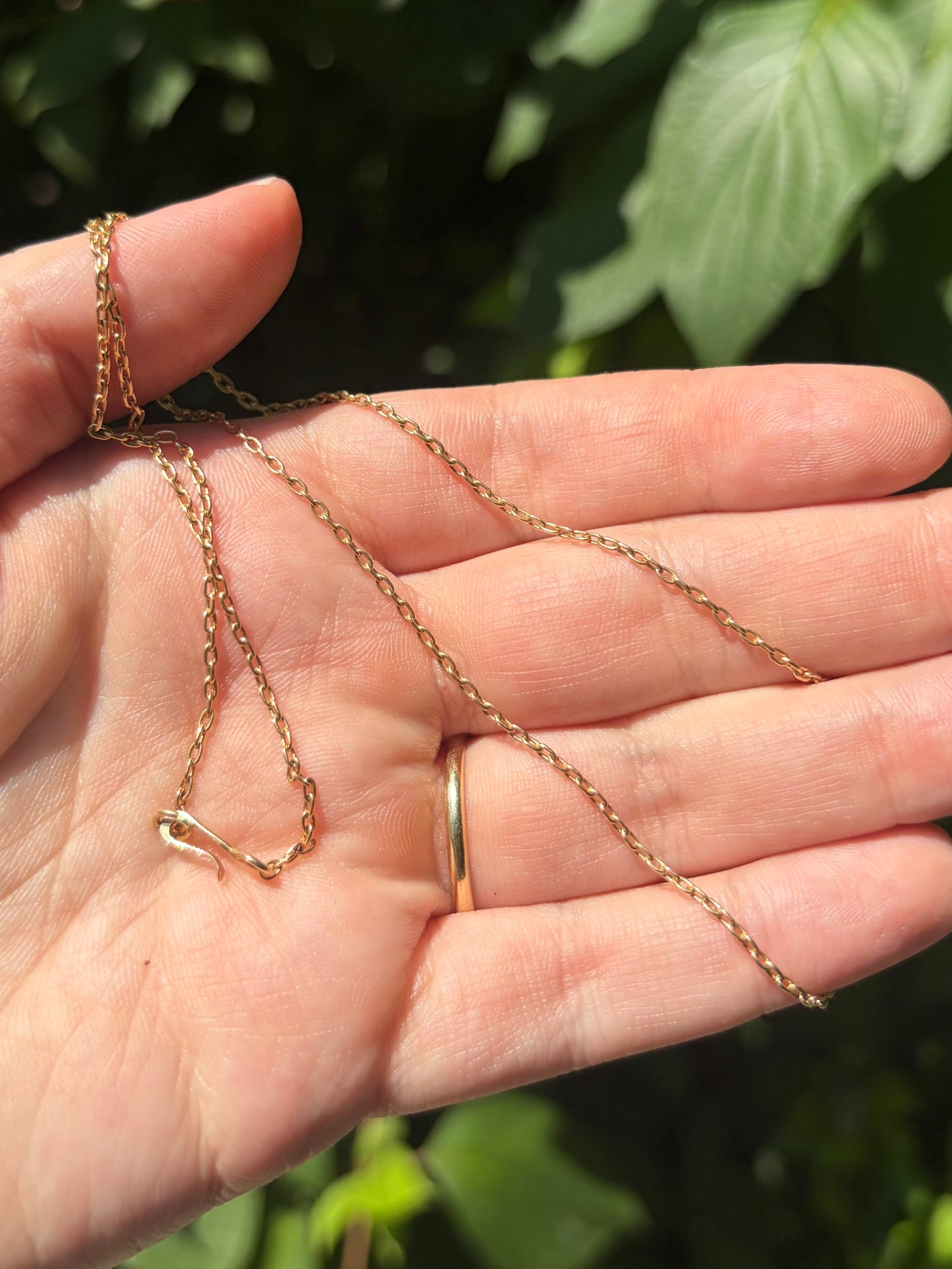 14k Medium Oval Rolo Chain