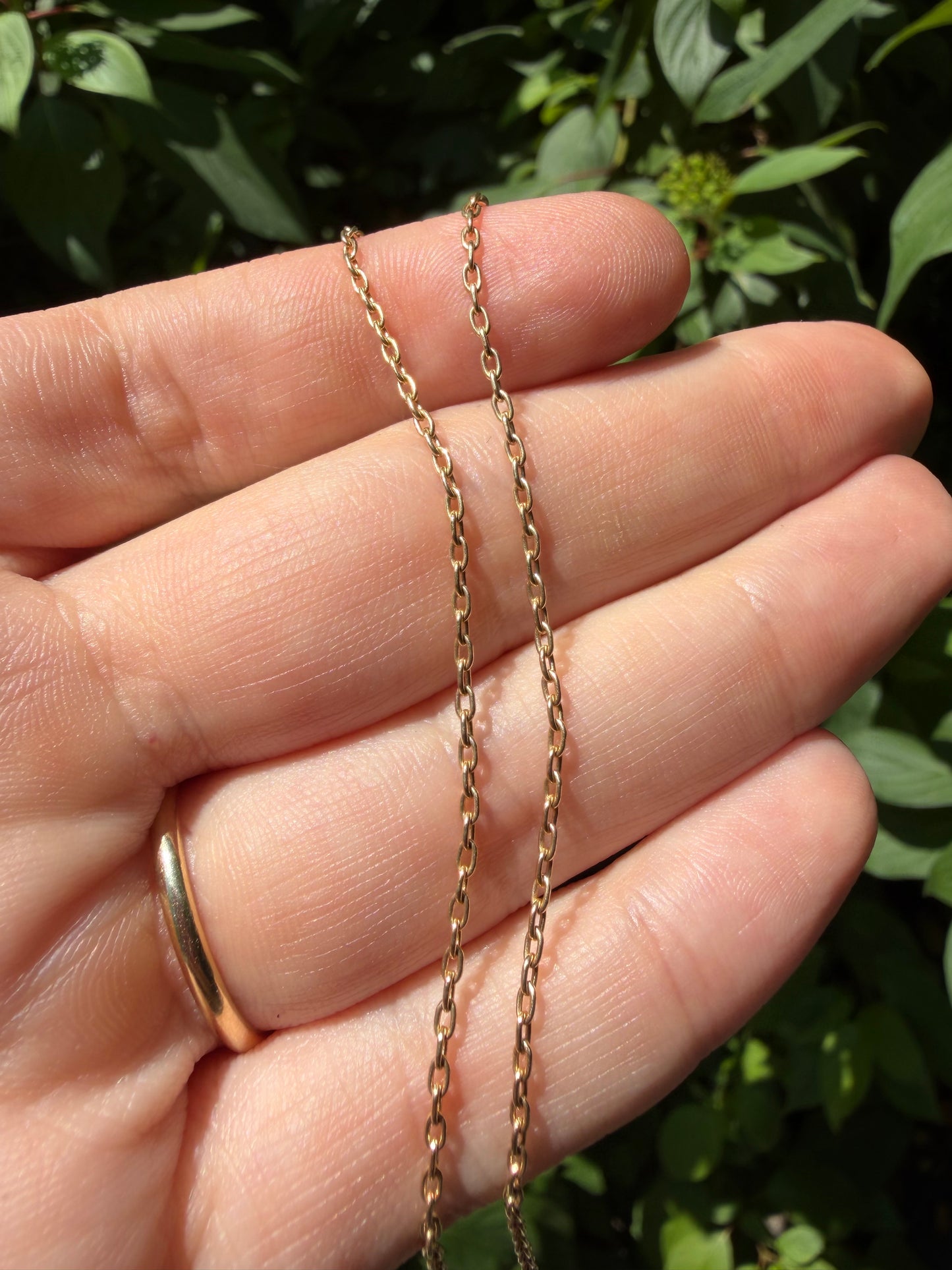 14k Medium Oval Rolo Chain