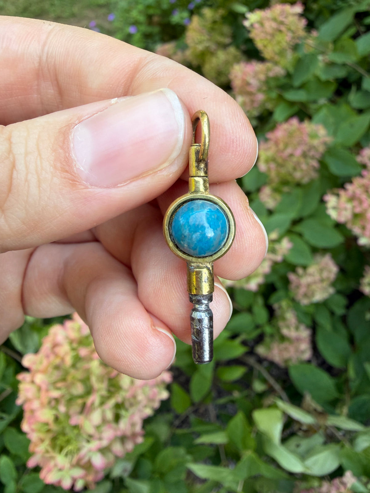 Brass Vintage Watch Key Fob