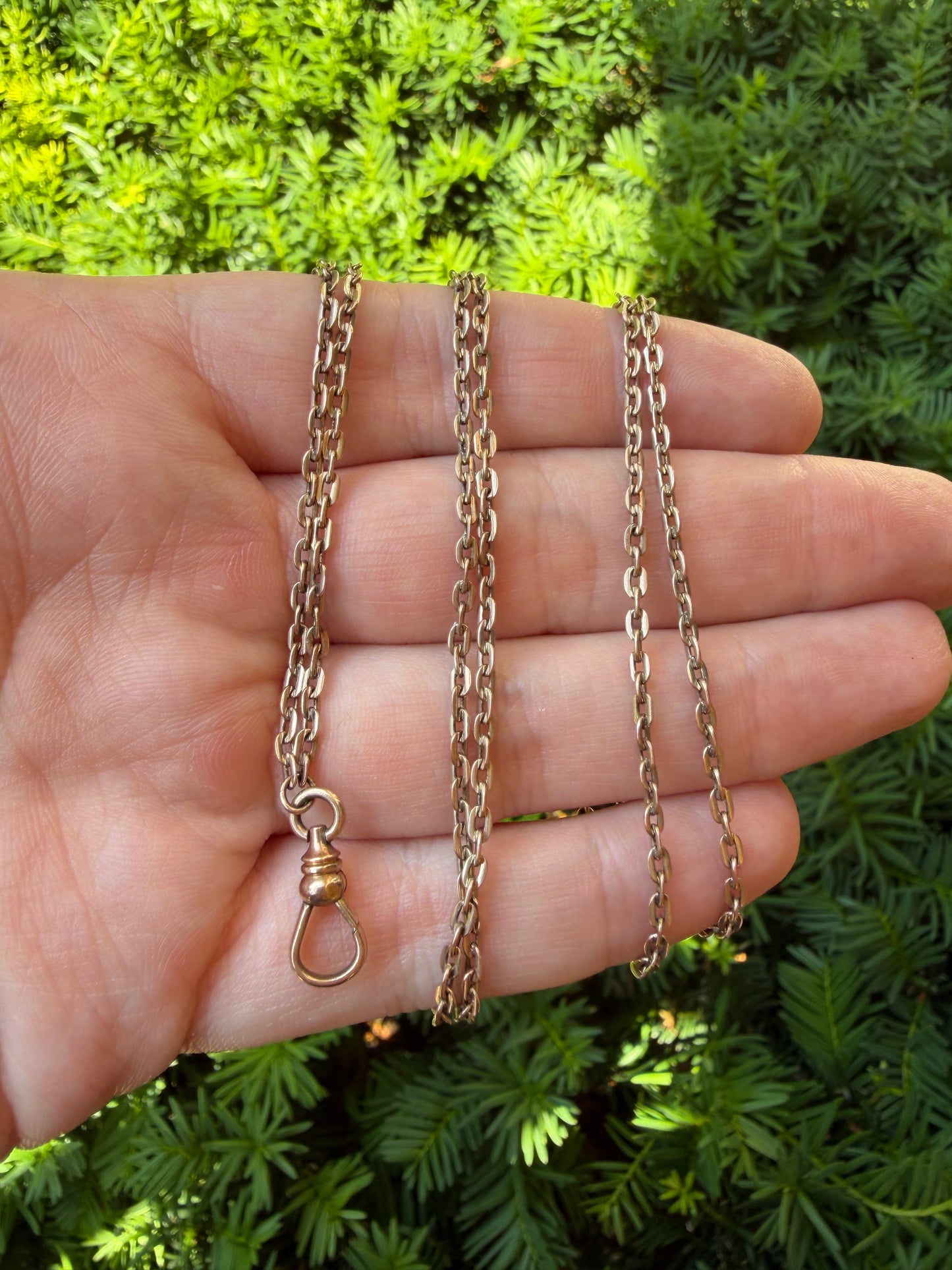 Long Vintage Gold Fill Chain