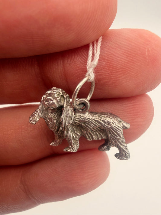 Sterling Silver Cavalier Charm