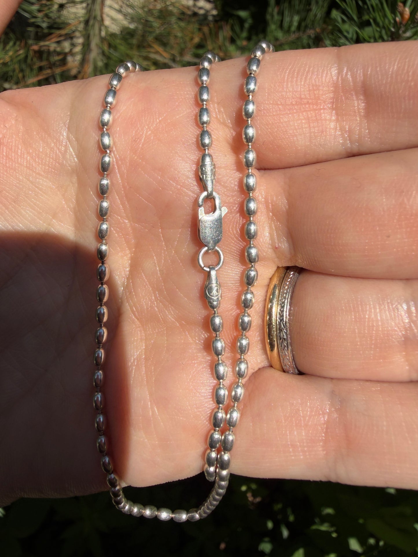Vintage Rice Grain 22” Chain