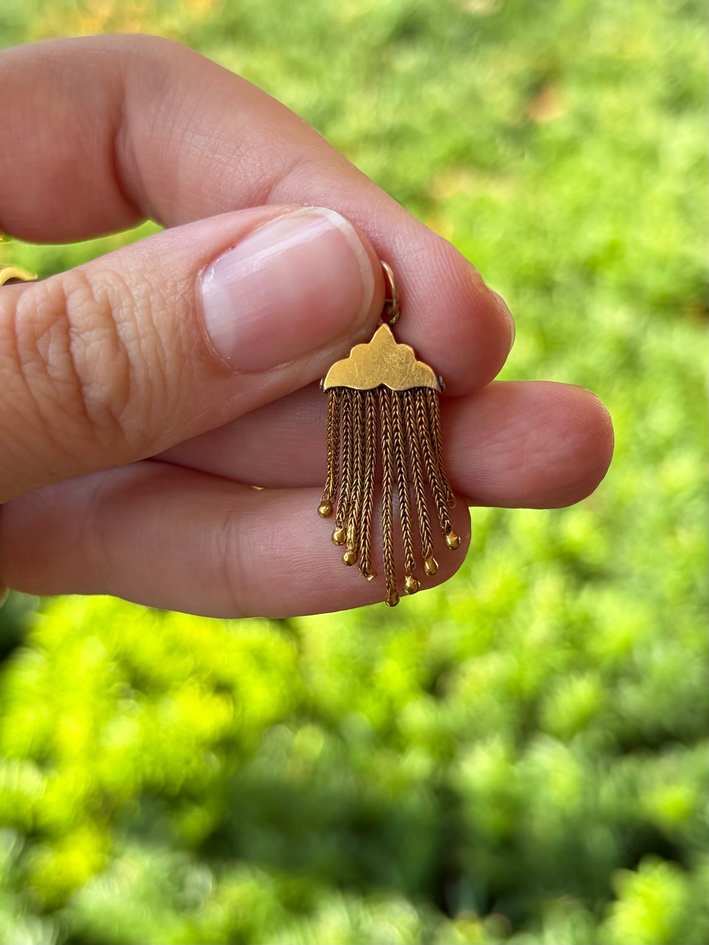 14k Victorian Tassel