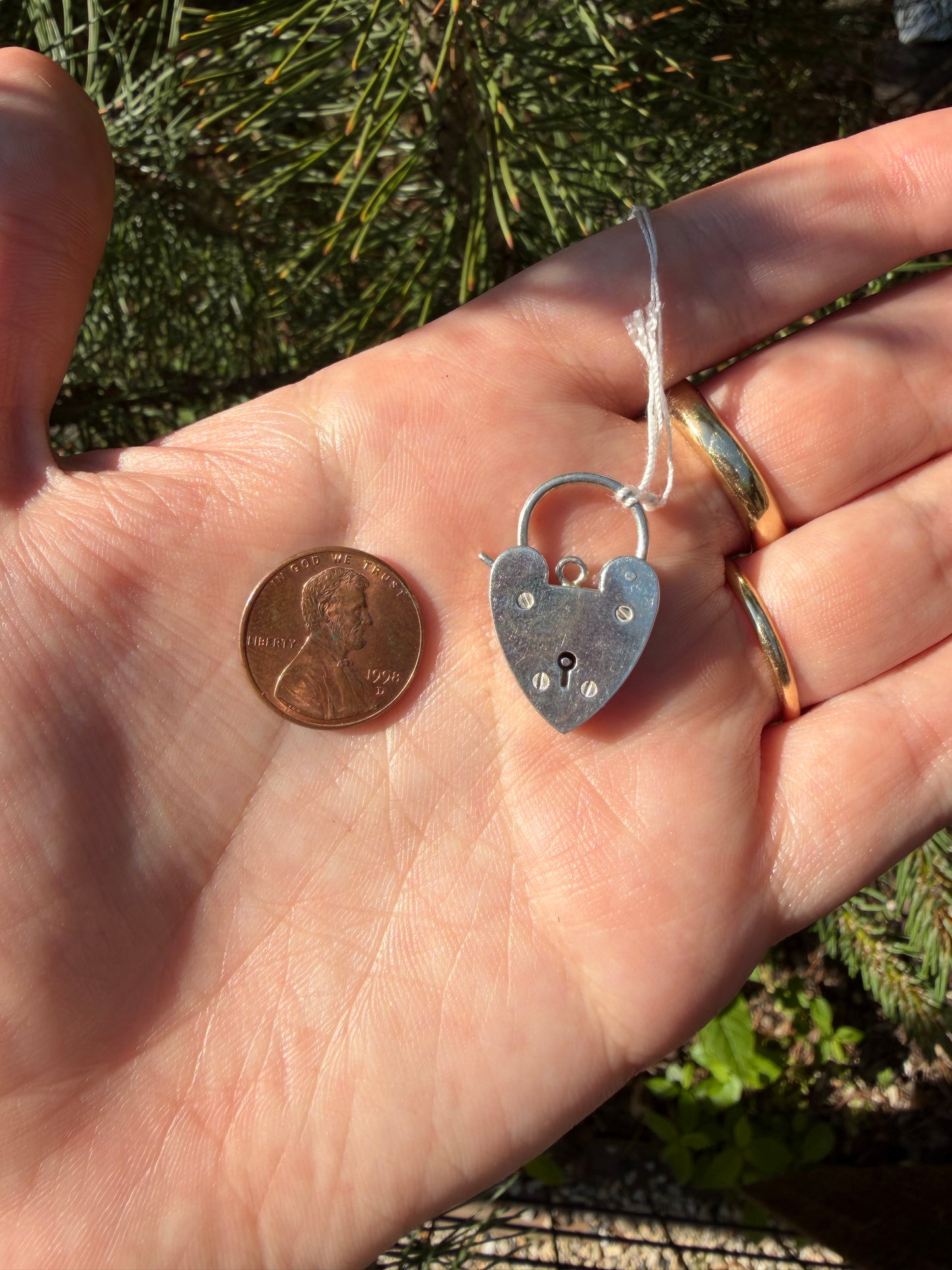Large Heart Padlock