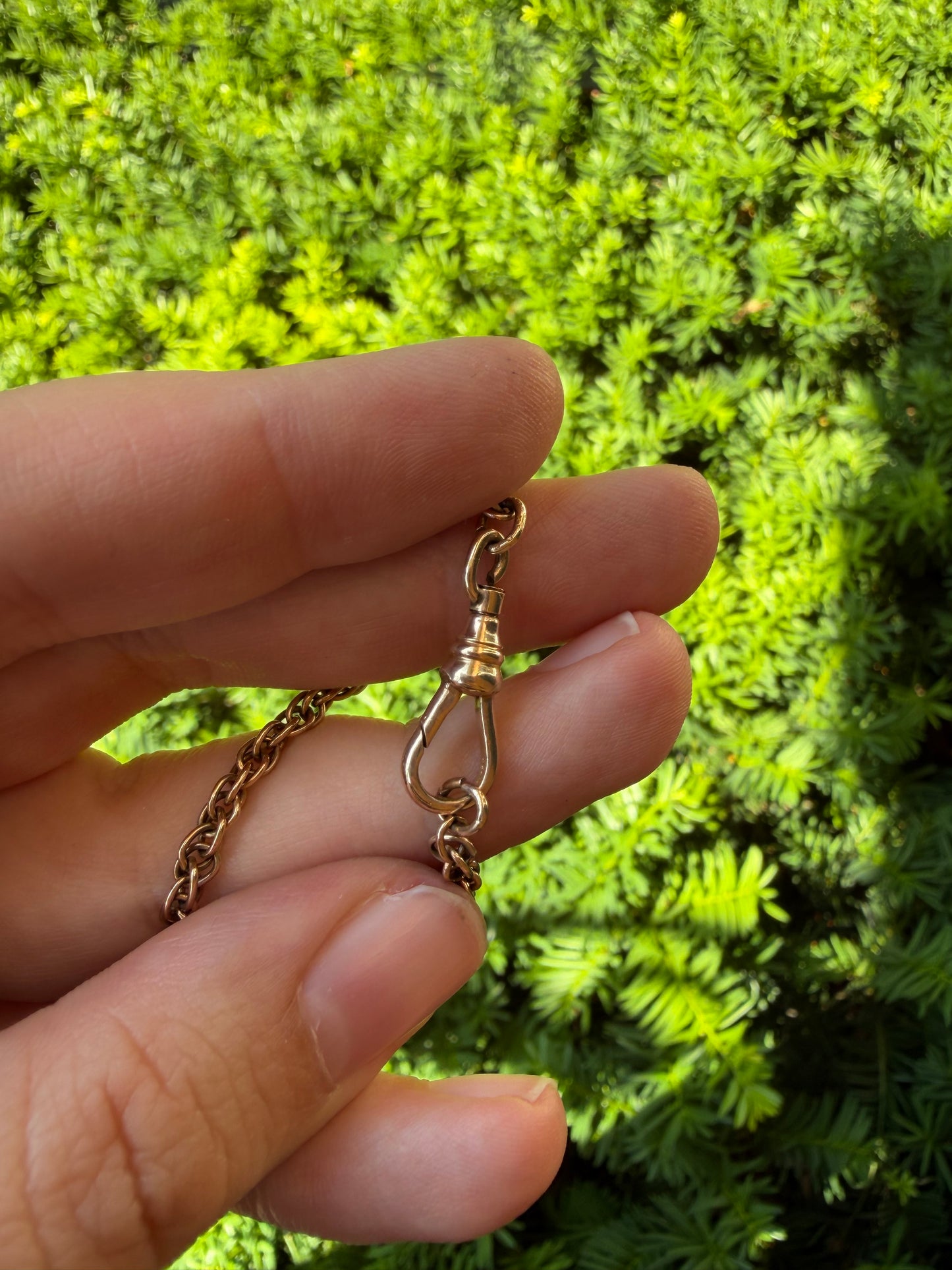 Vintage Gold Fill Rope Chain