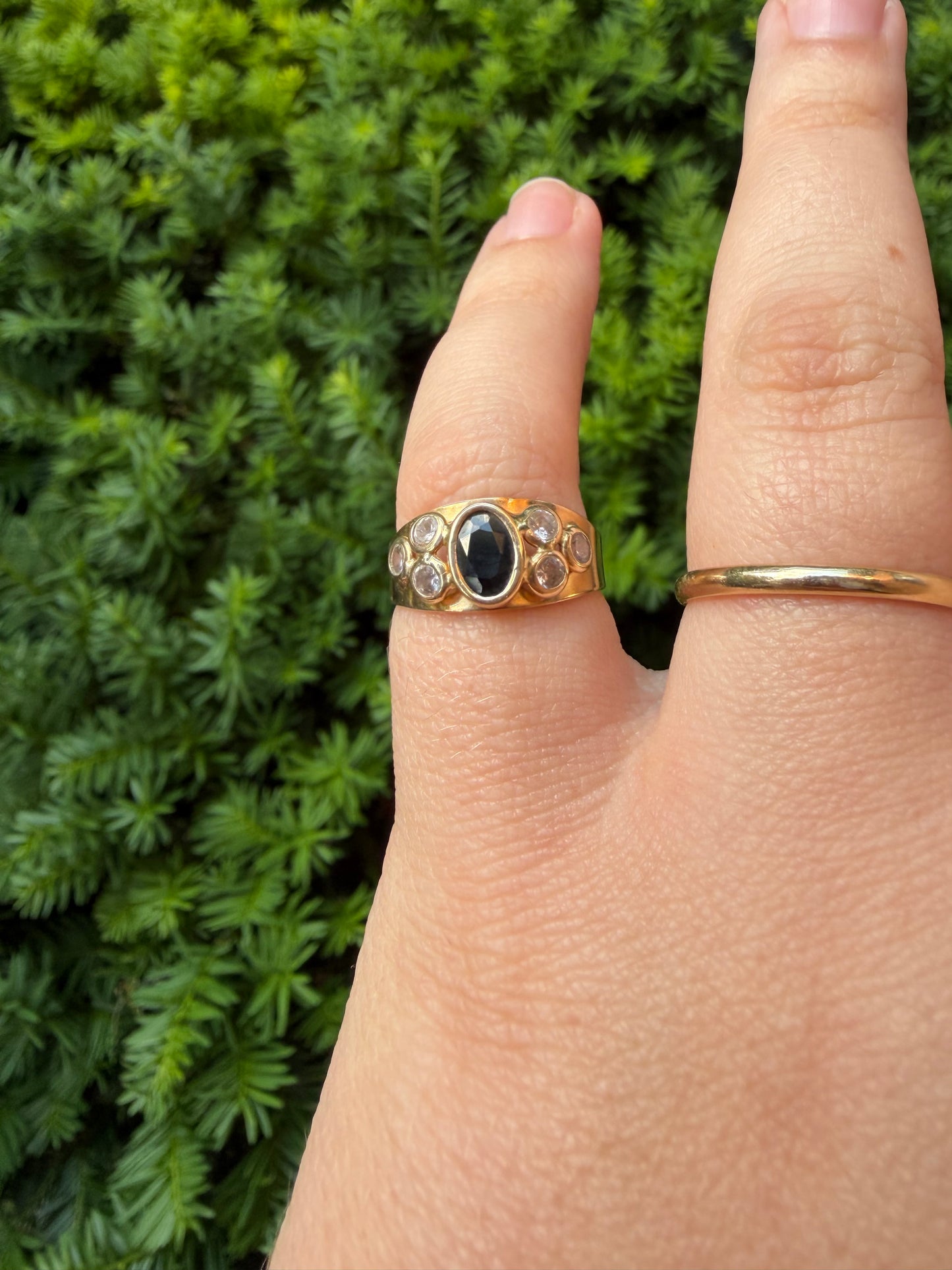 Diamond and Sapphire Ring