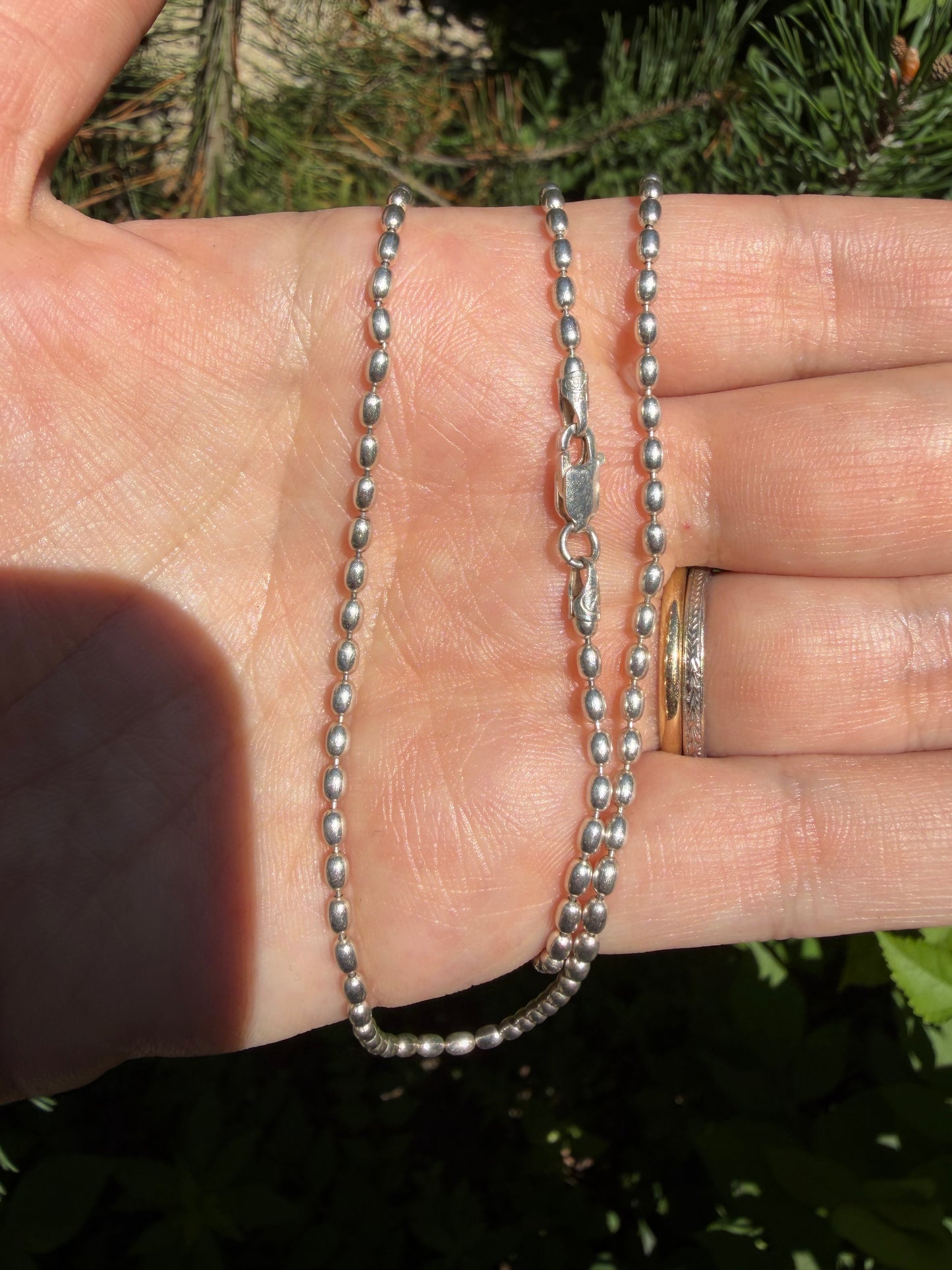 Vintage Rice Grain 22” Chain