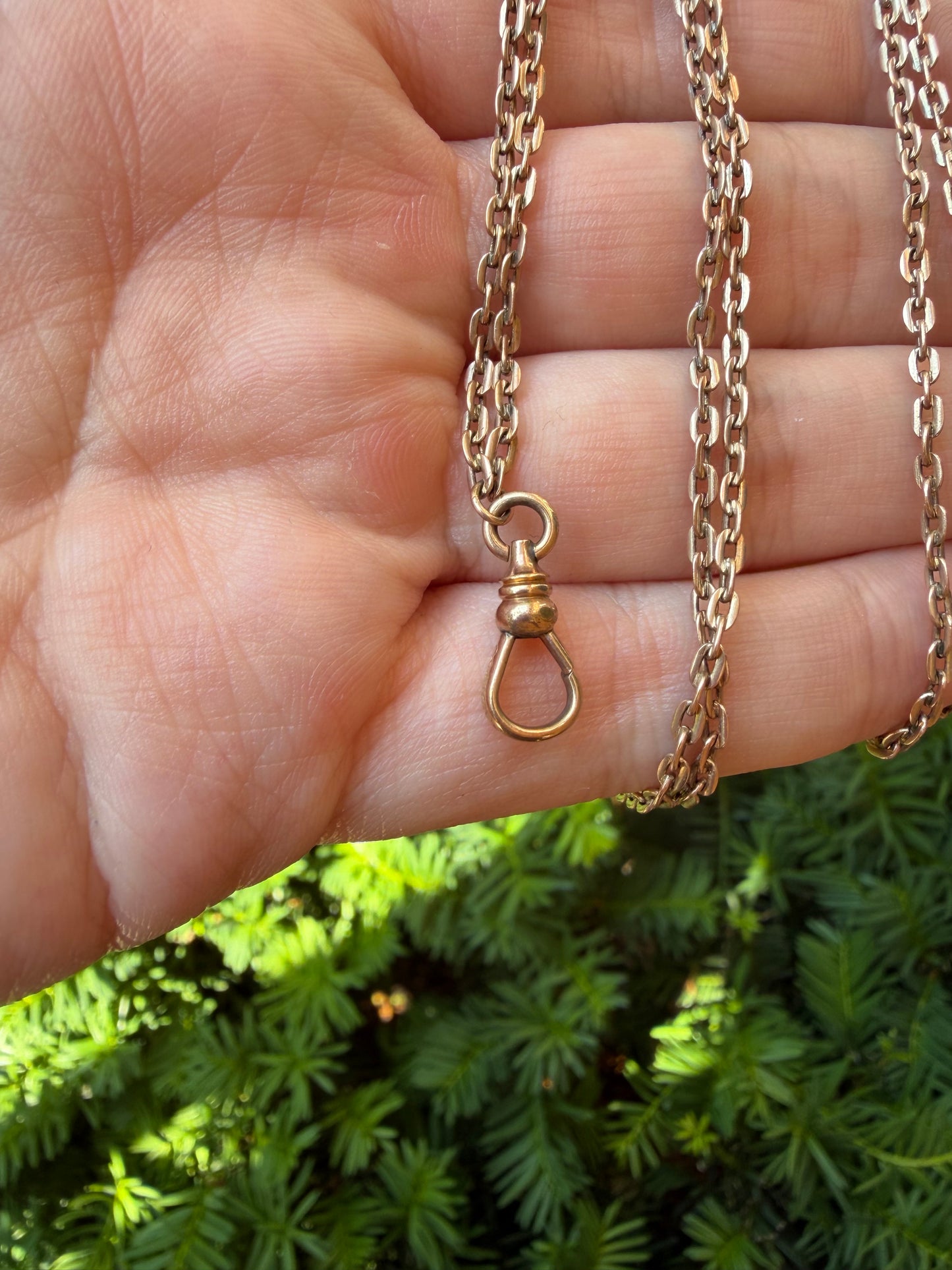 Long Vintage Gold Fill Chain