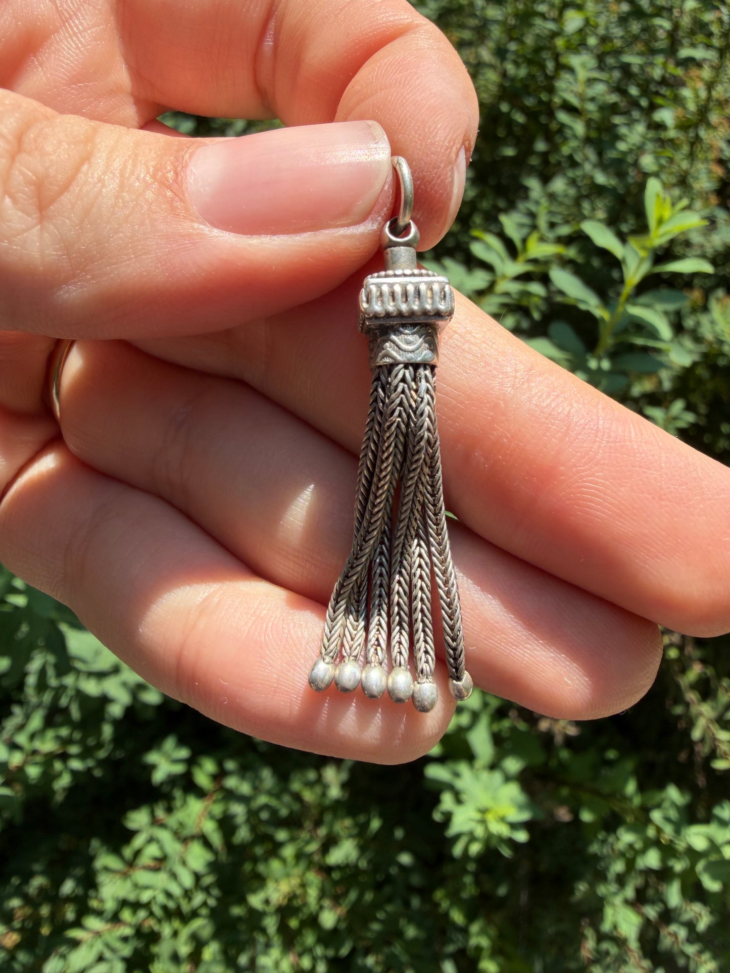 Sterling Silver Tassel #1