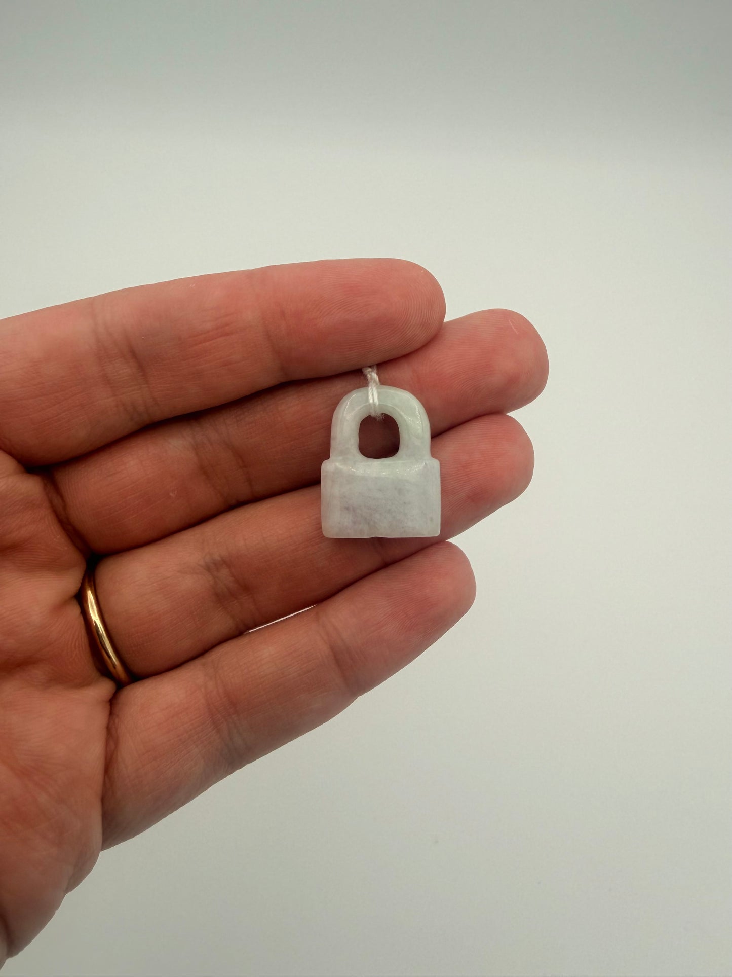 White Jade Padlock