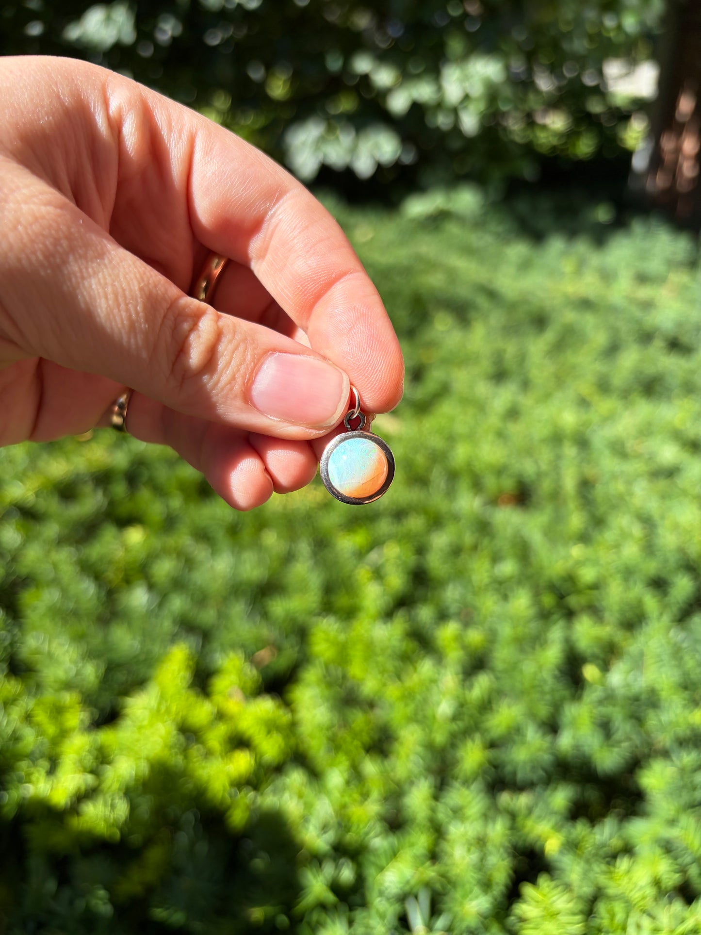 Opal Cabochon Charm