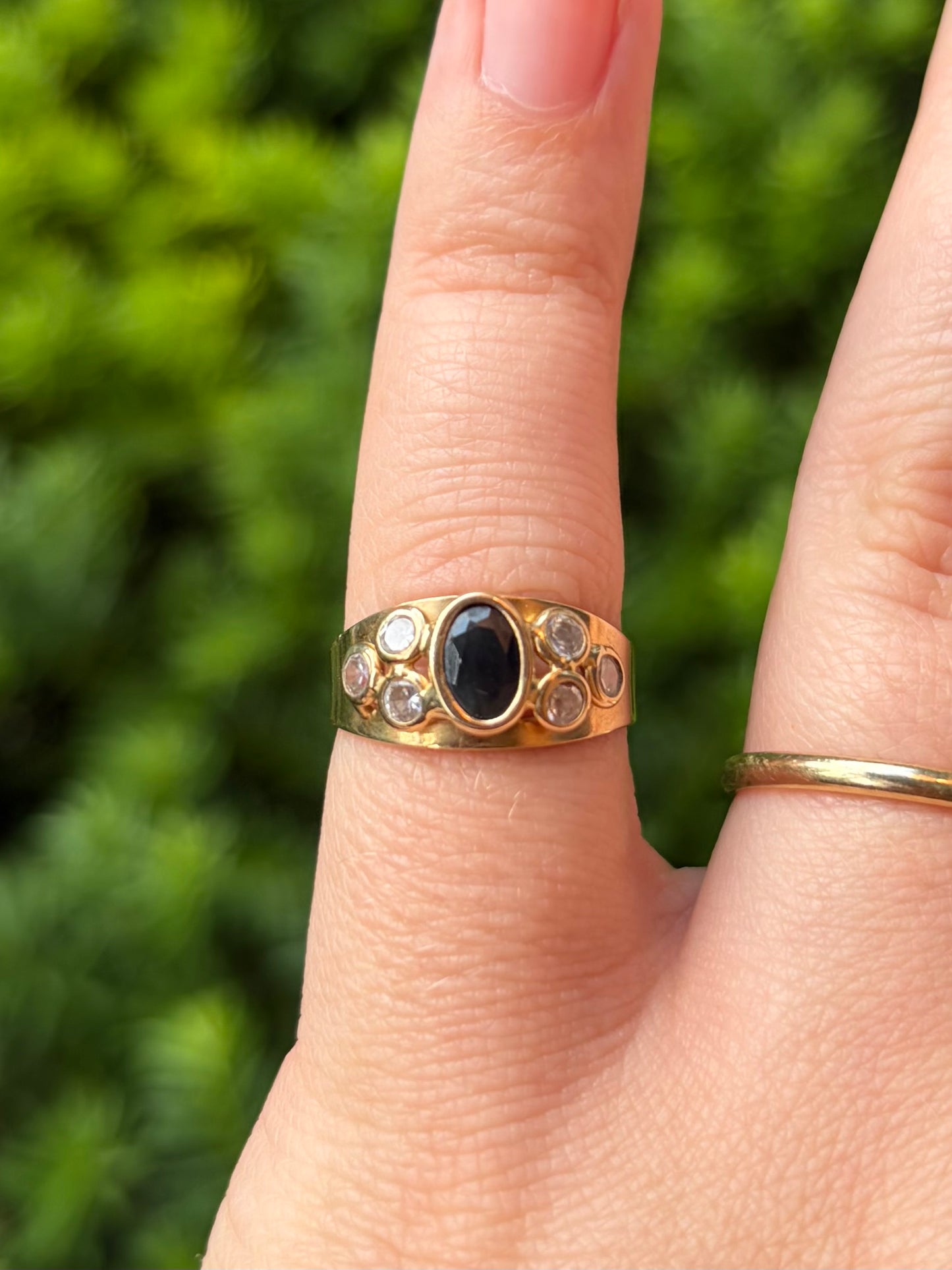 Diamond and Sapphire Ring