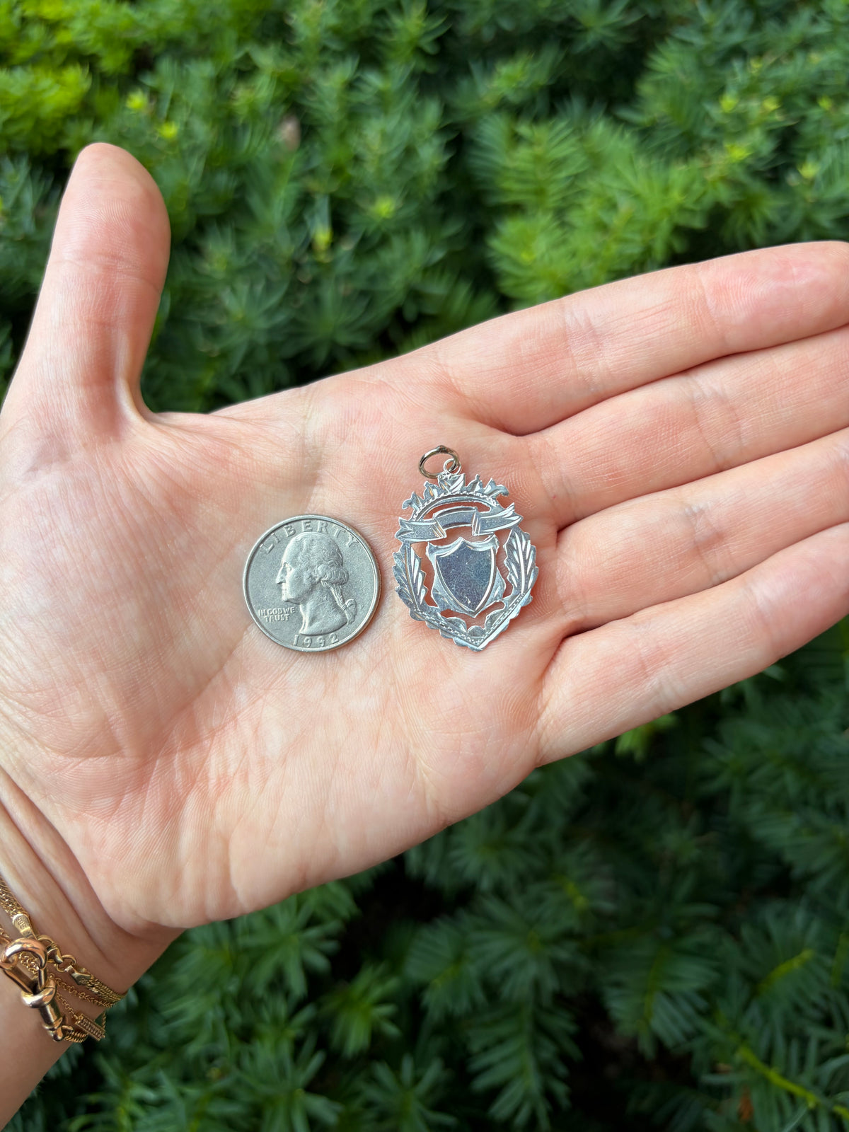 Antique Sterling Silver Medal