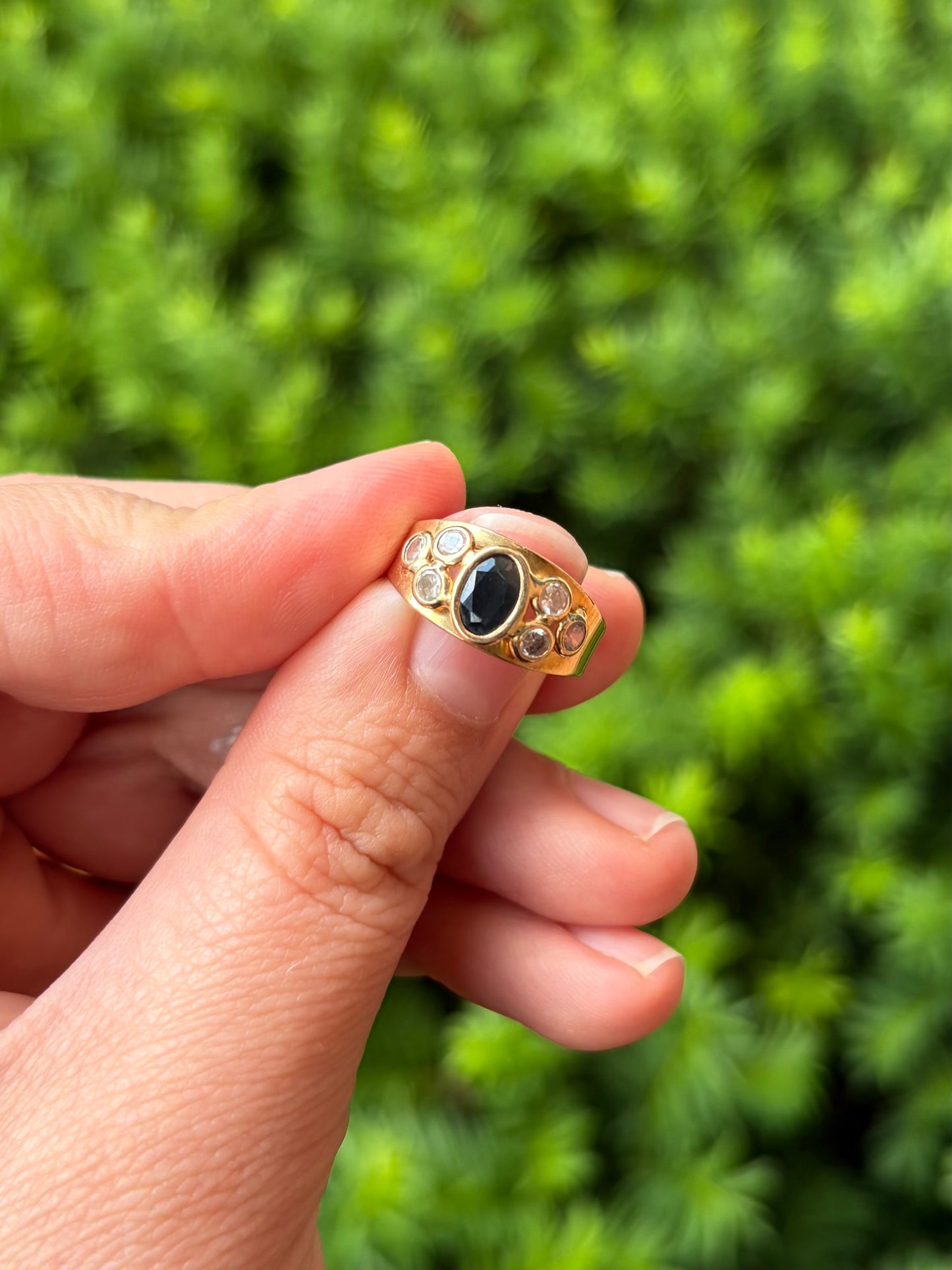 Diamond and Sapphire Ring
