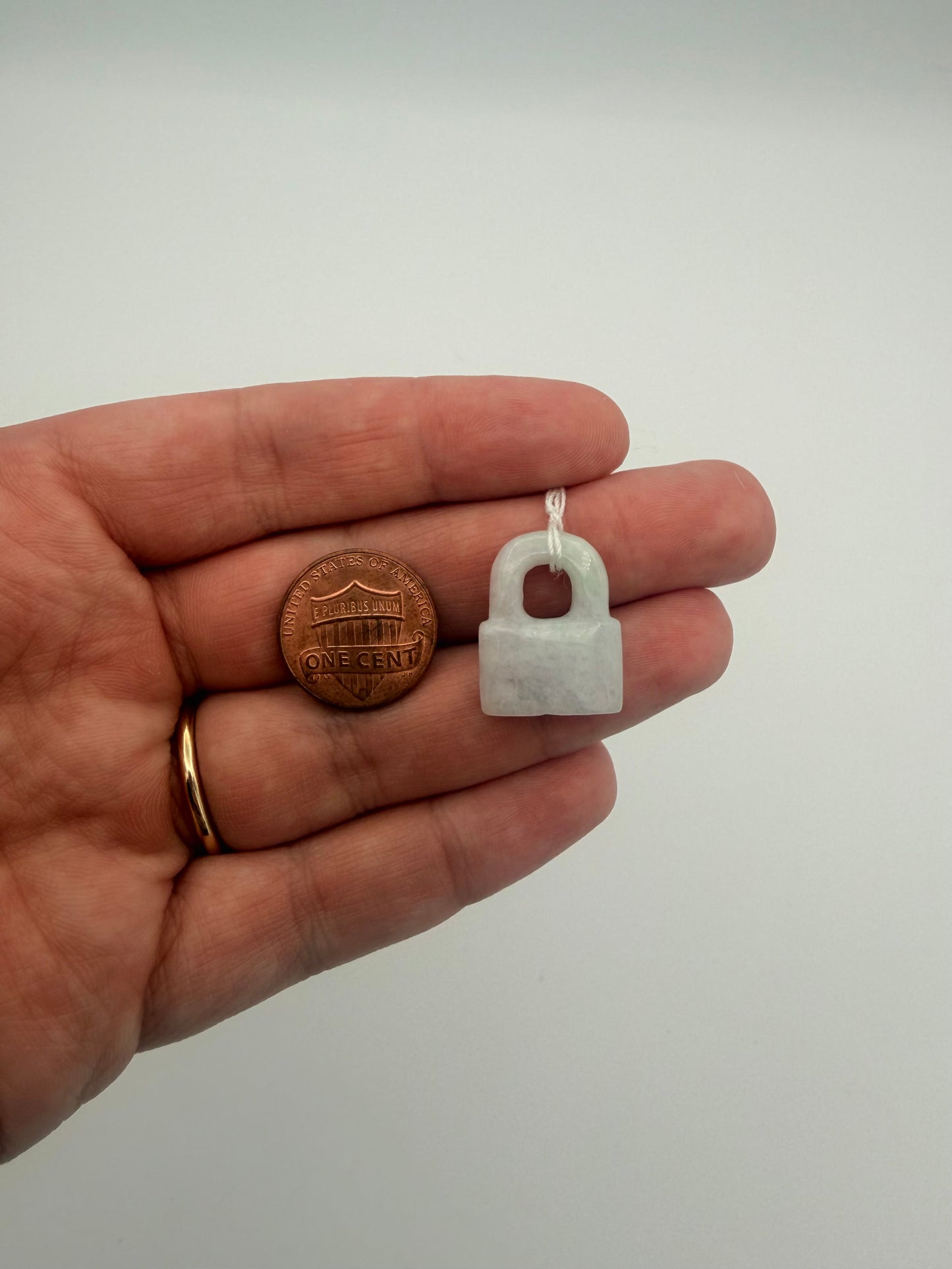 White Jade Padlock
