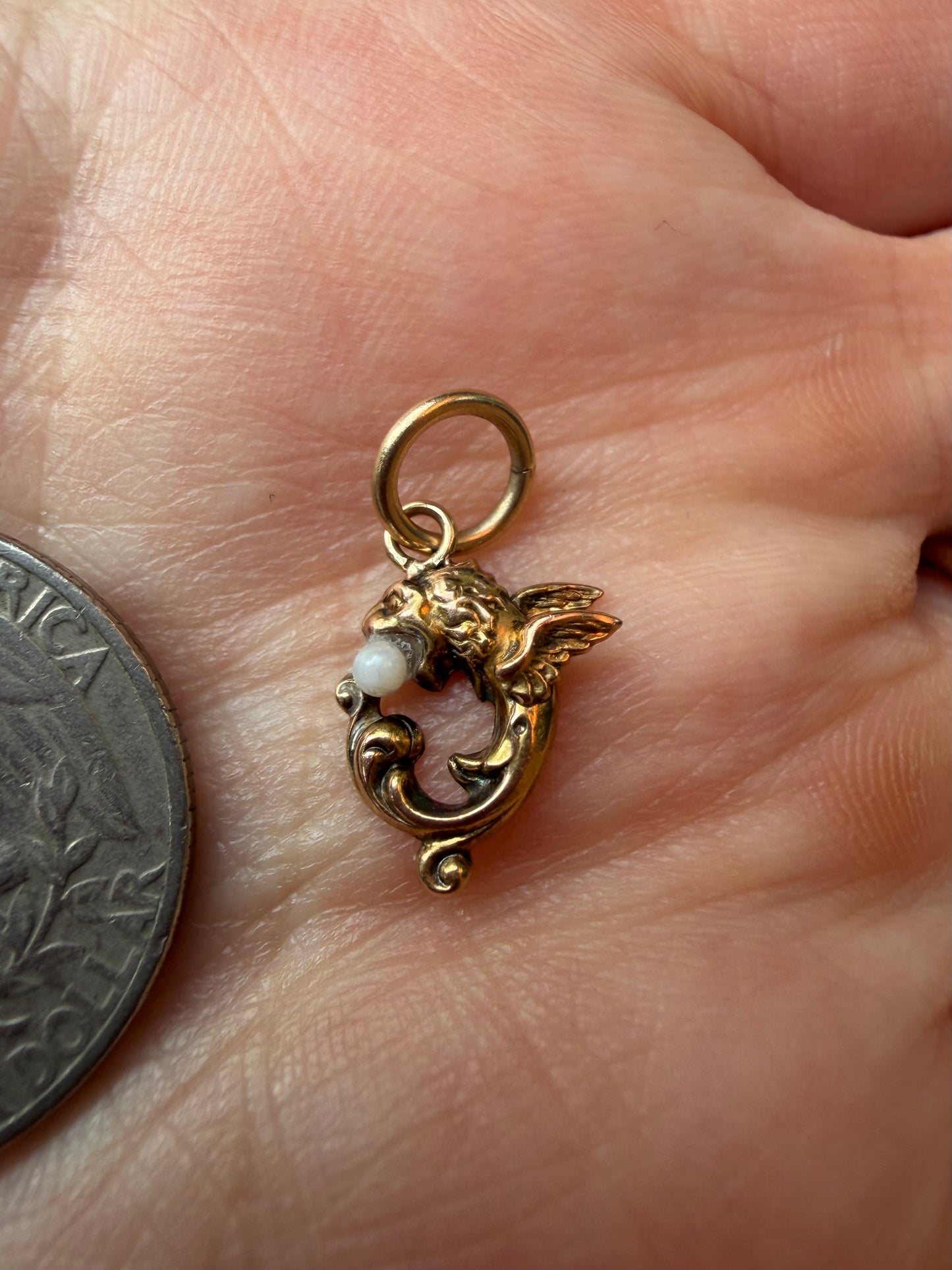 14k Lucky Dragon Charm