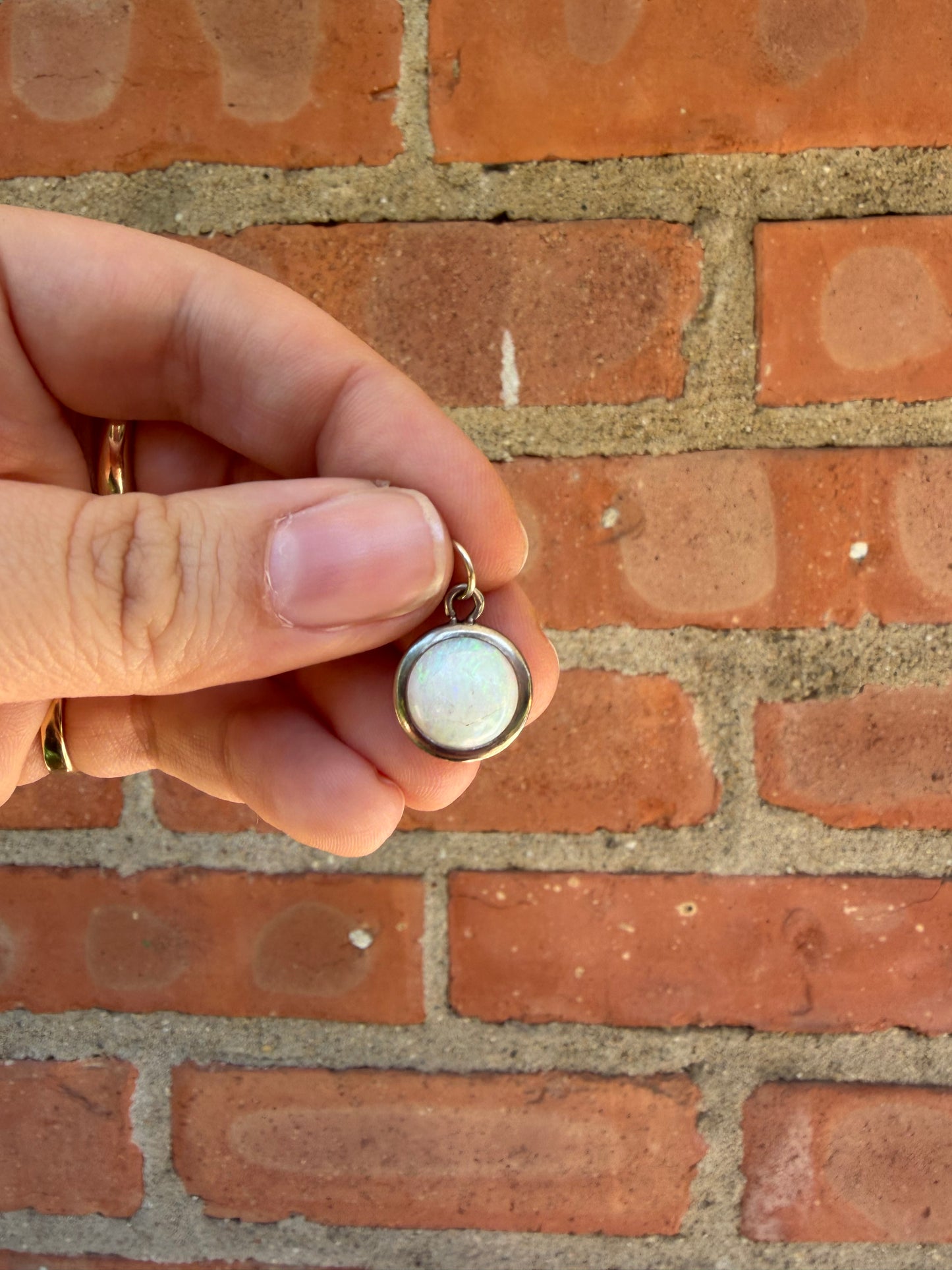 Opal Cabochon Charm