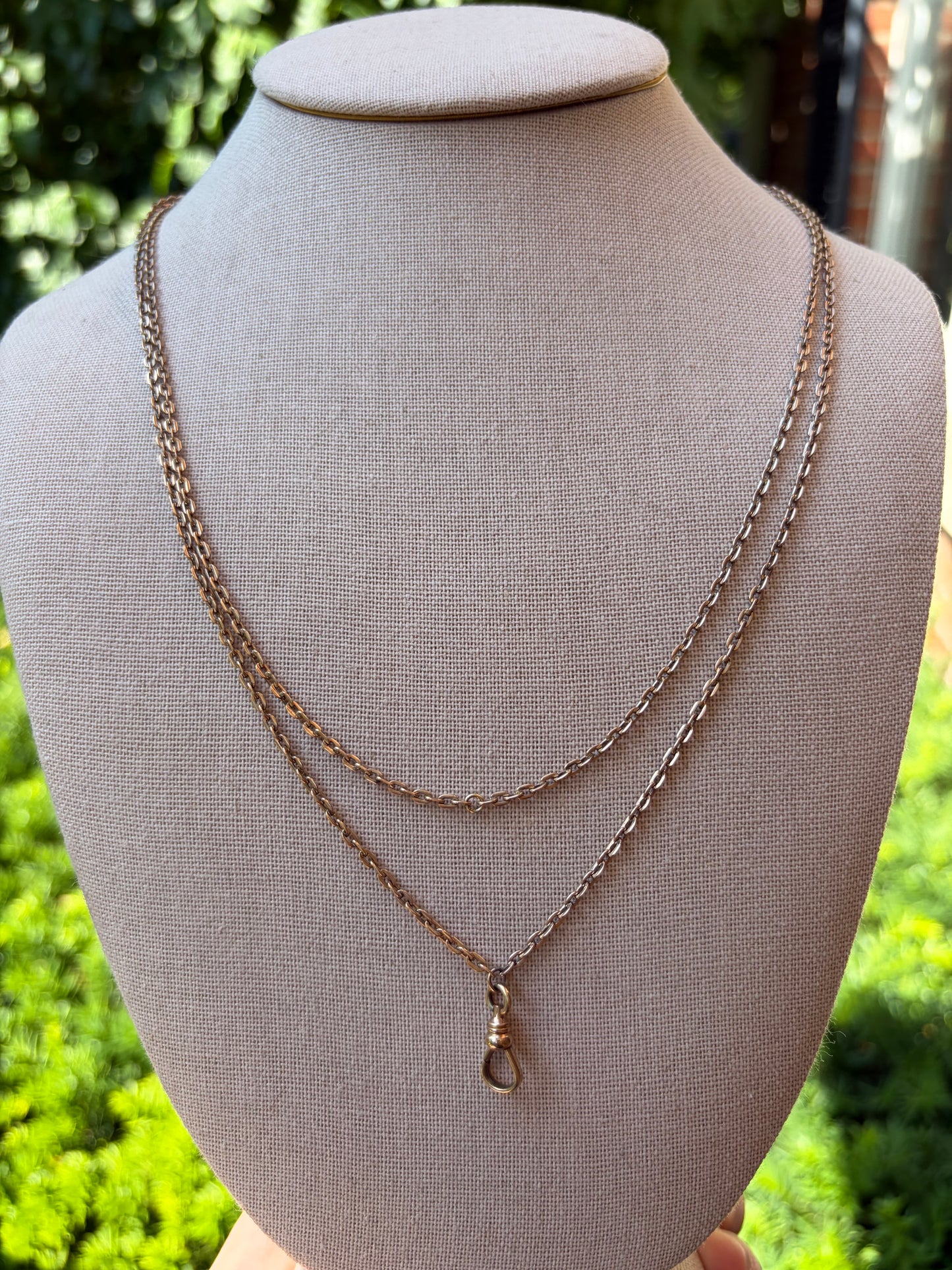 Long Vintage Gold Fill Chain