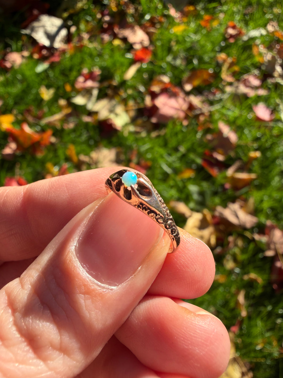 Vintage 10k Opal Ring