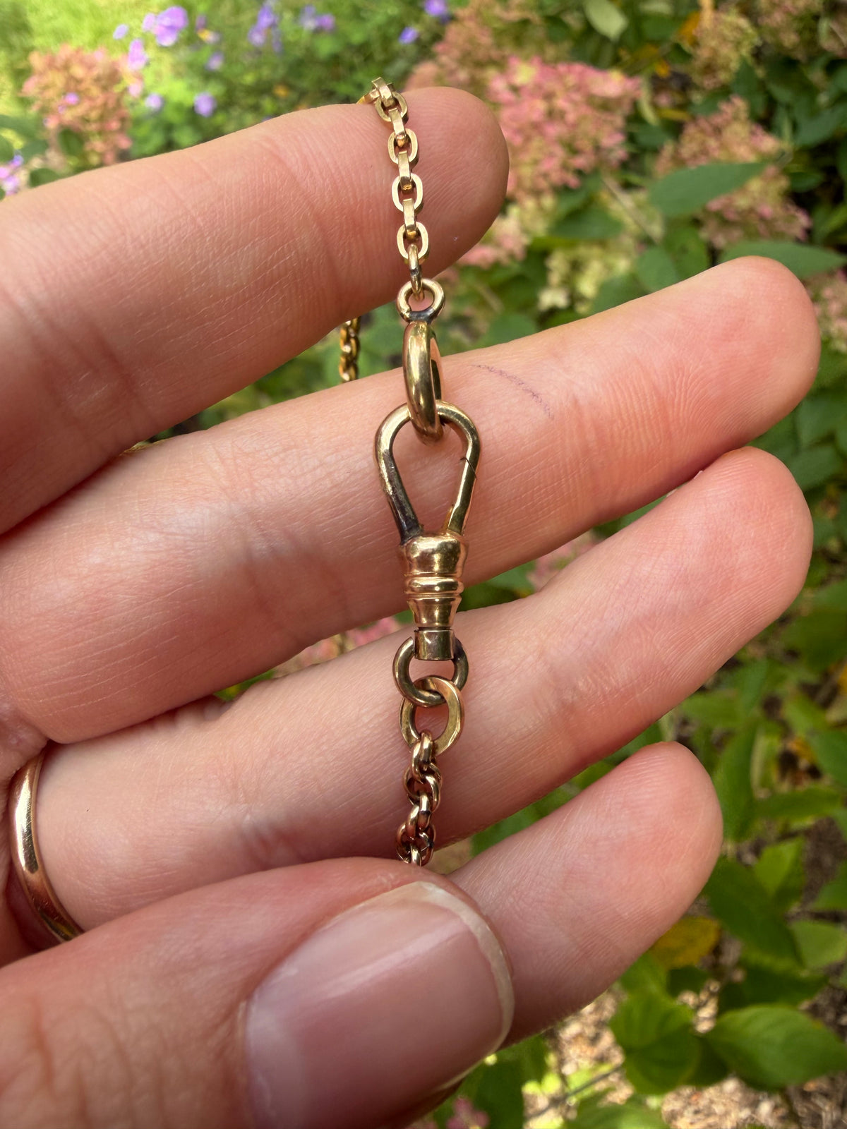 Vintage Gold Fill Figaro + Rope “Franken-chain”