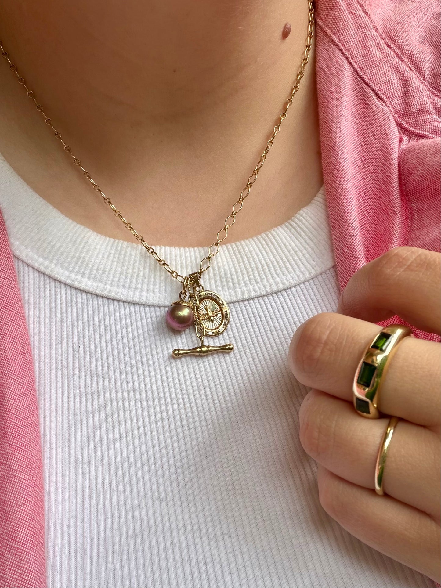 14k Diamond Link Chain
