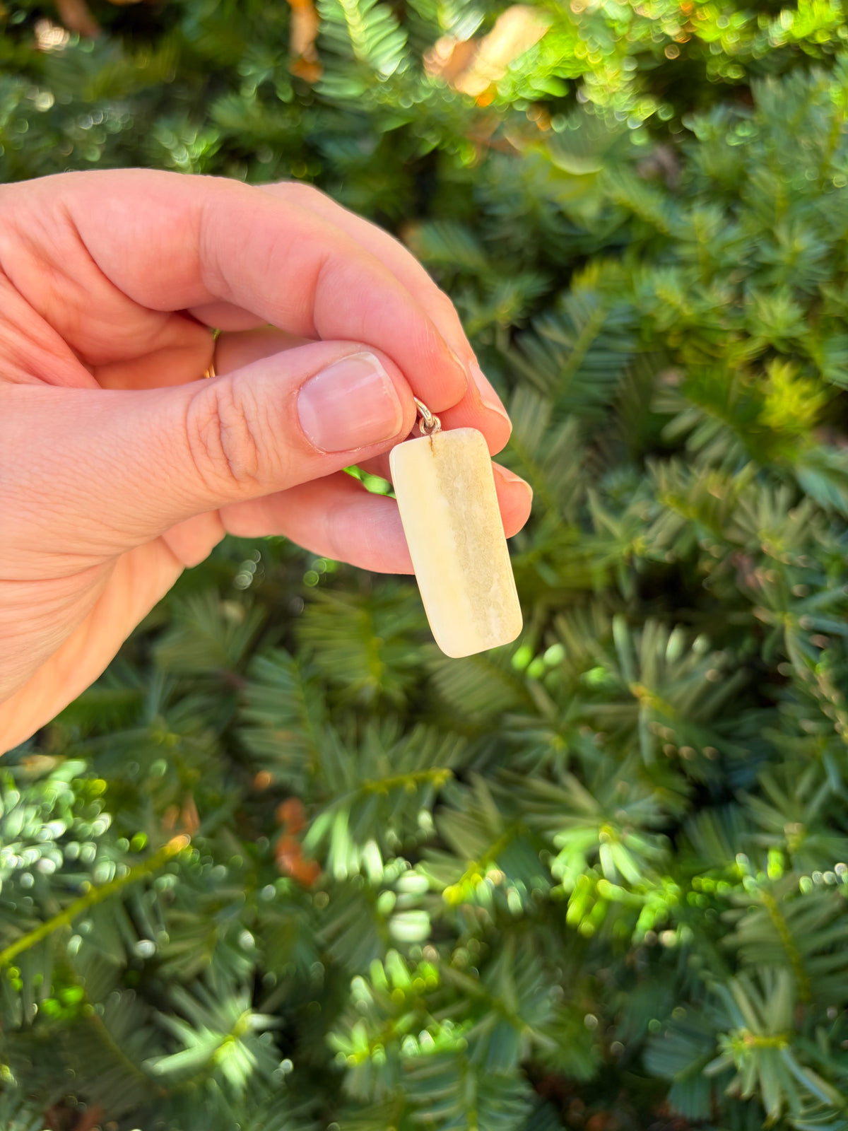 Vintage Scrimshaw Pendant