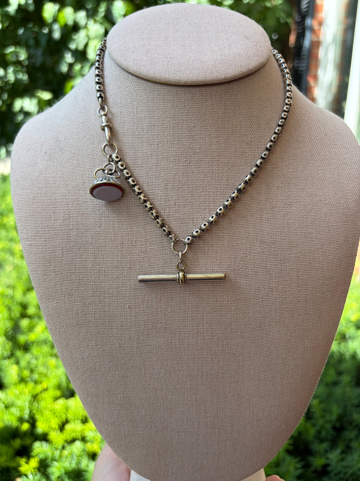 Sterling Star Pierced Chain