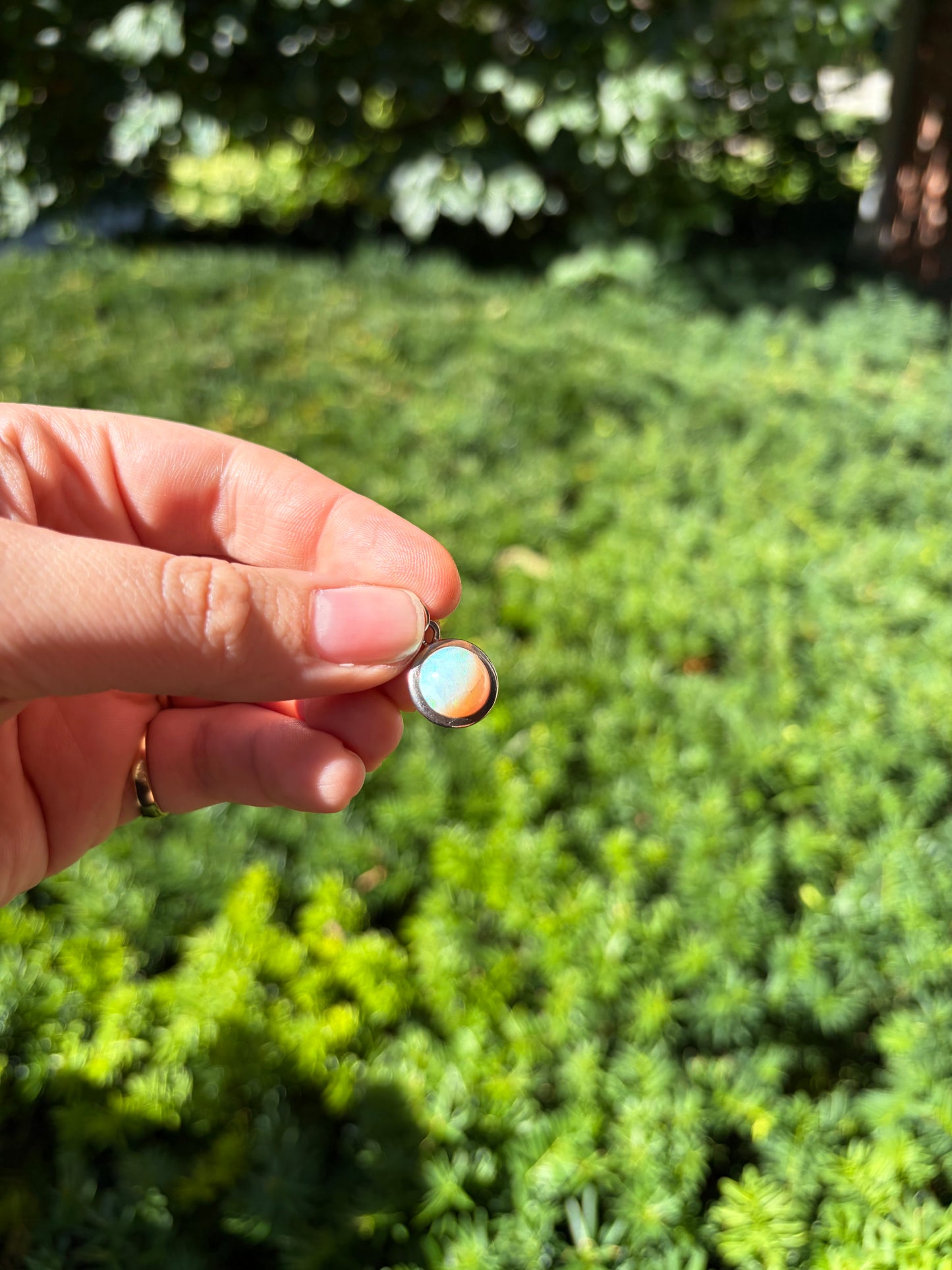 Opal Cabochon Charm
