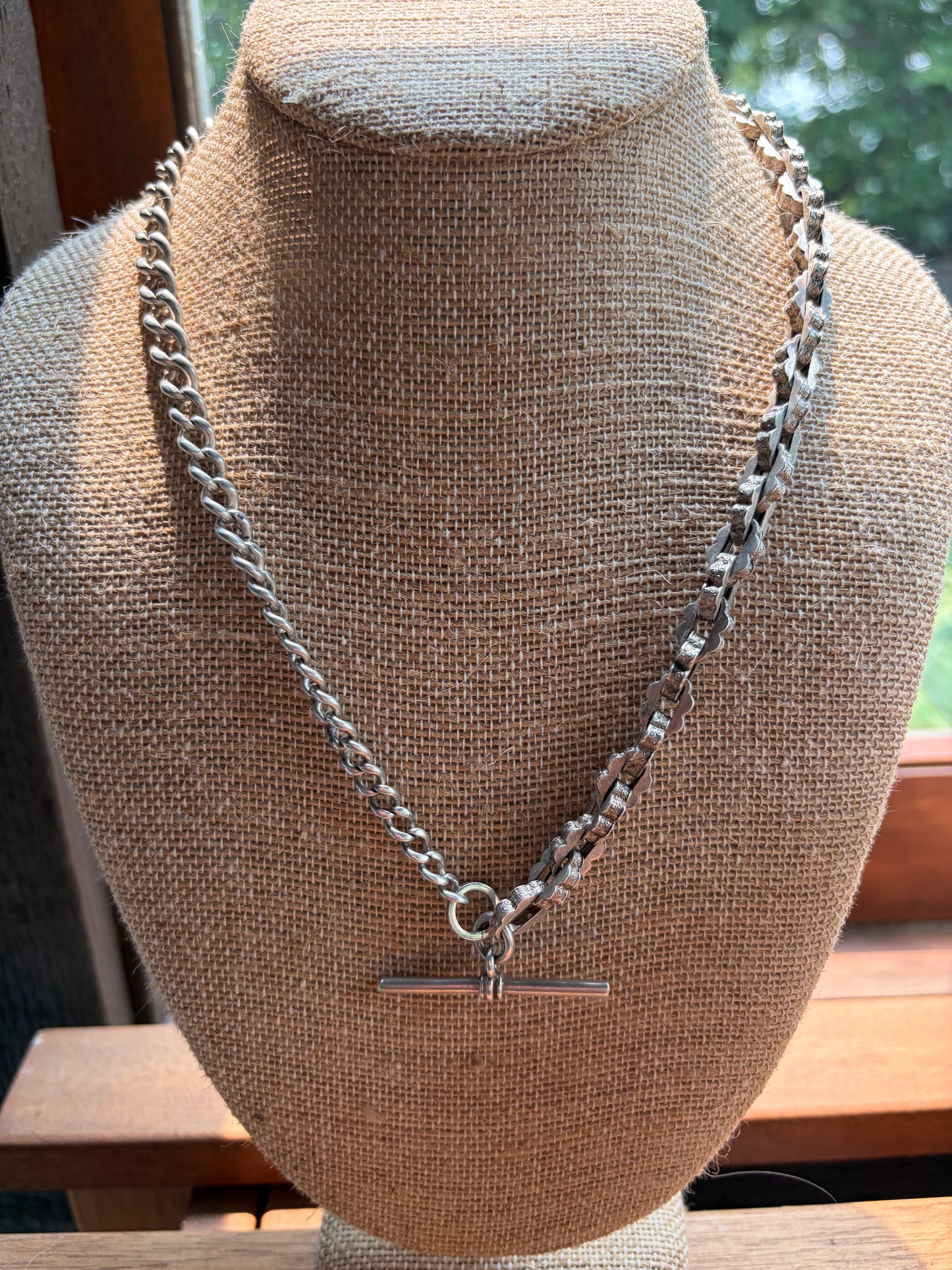 Antique Sterling Silver Franken-chain