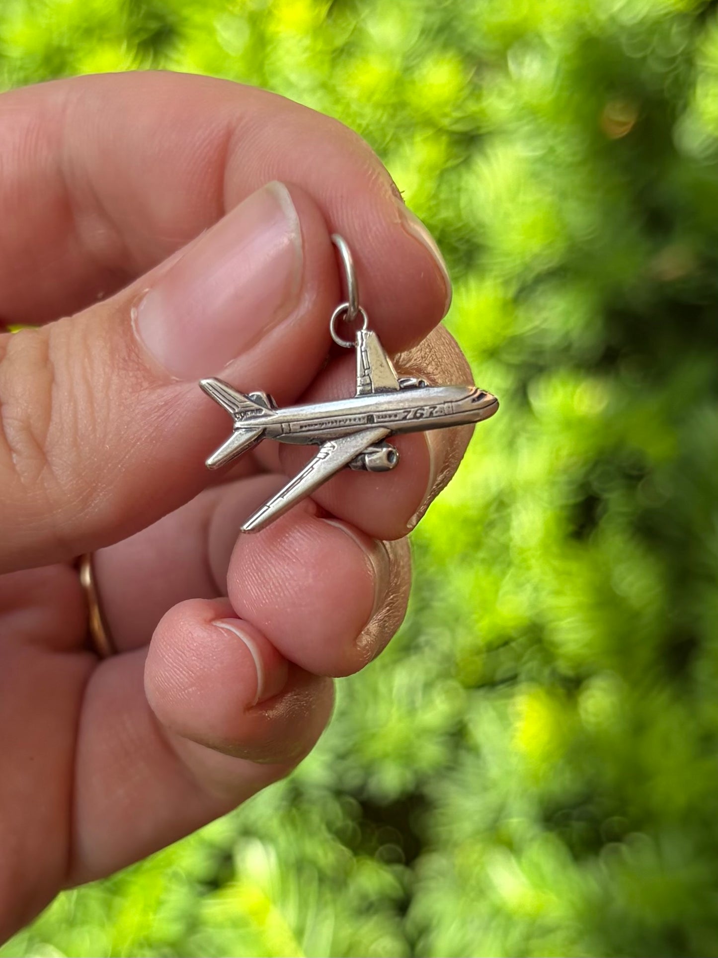 “767” Plane Charm