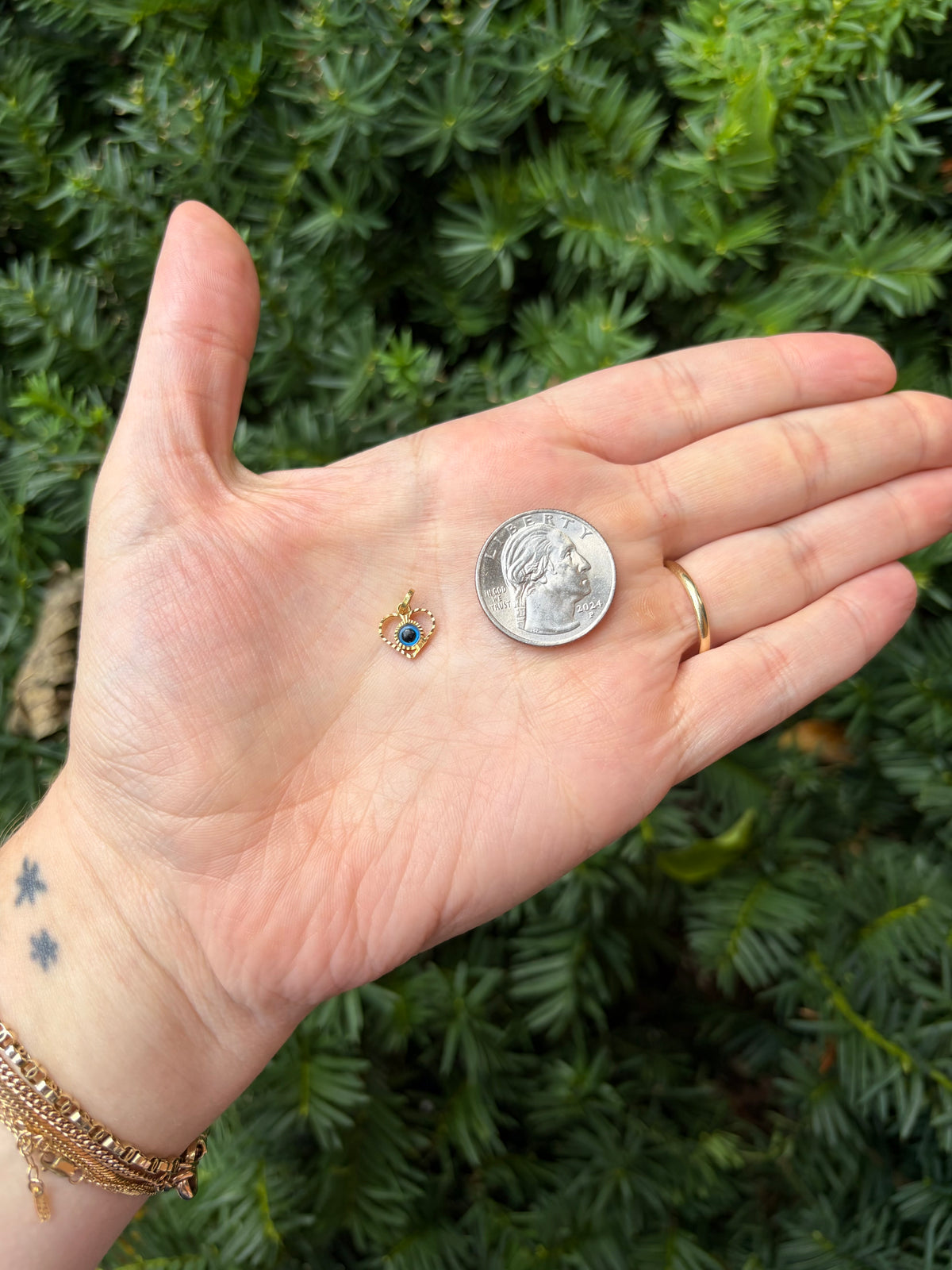 Vintage Petite Evil Eye Charm