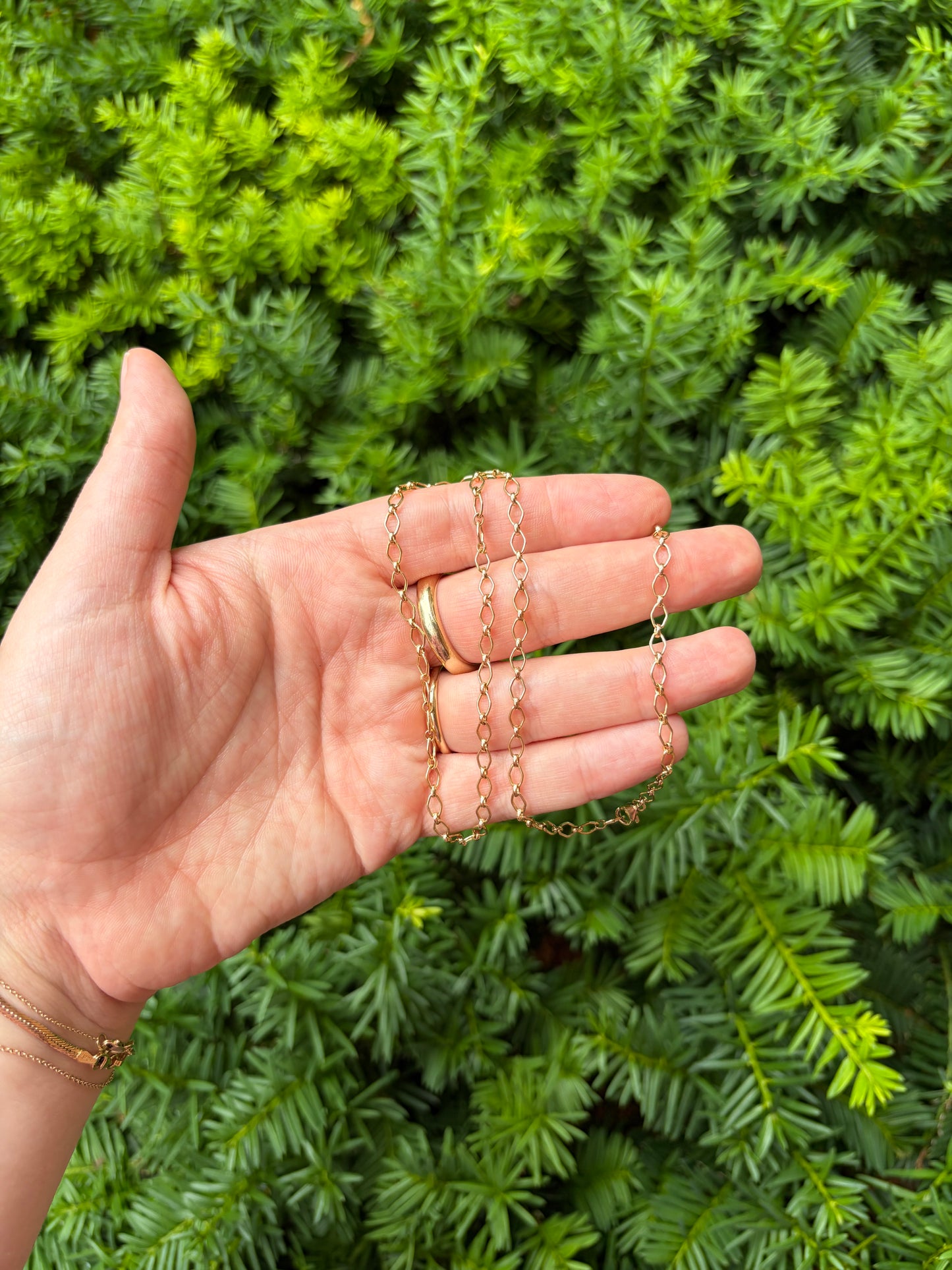 14k Diamond Link Chain