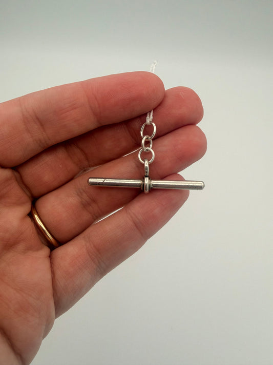 Vintage Sterling Silver Tbar