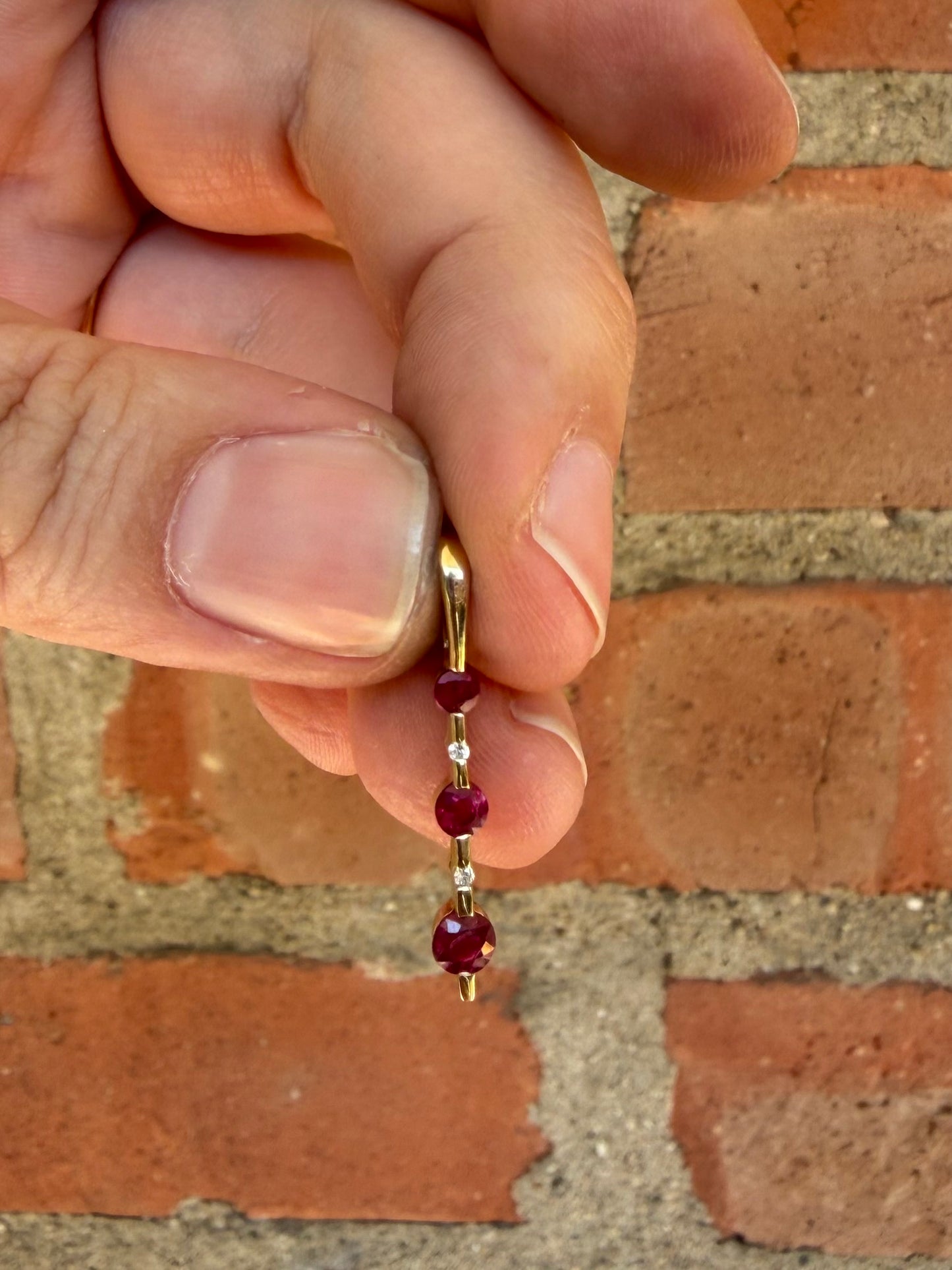 14k and Ruby Pendant