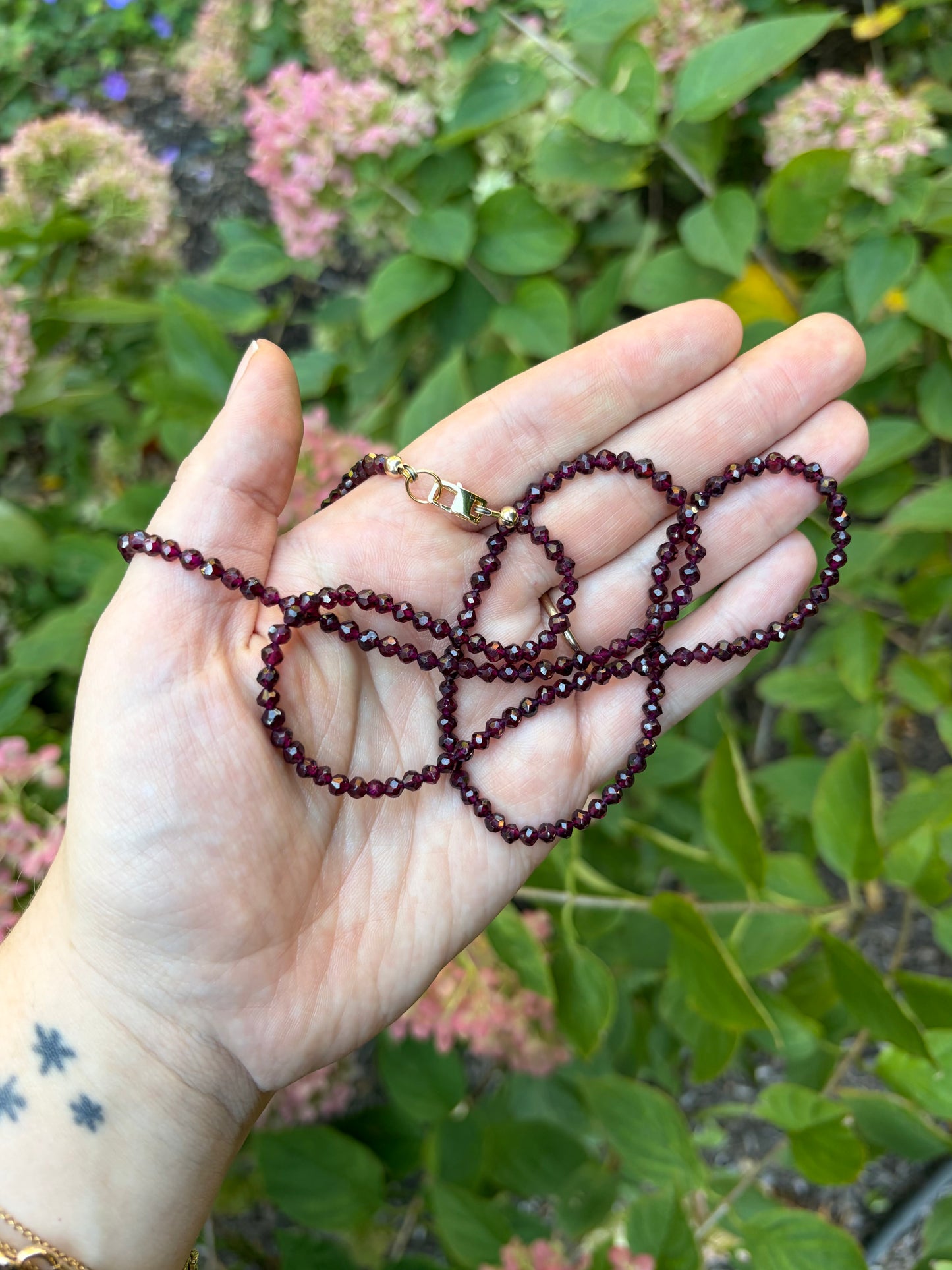 "Hawthorne Handmade" Ruby Necklace