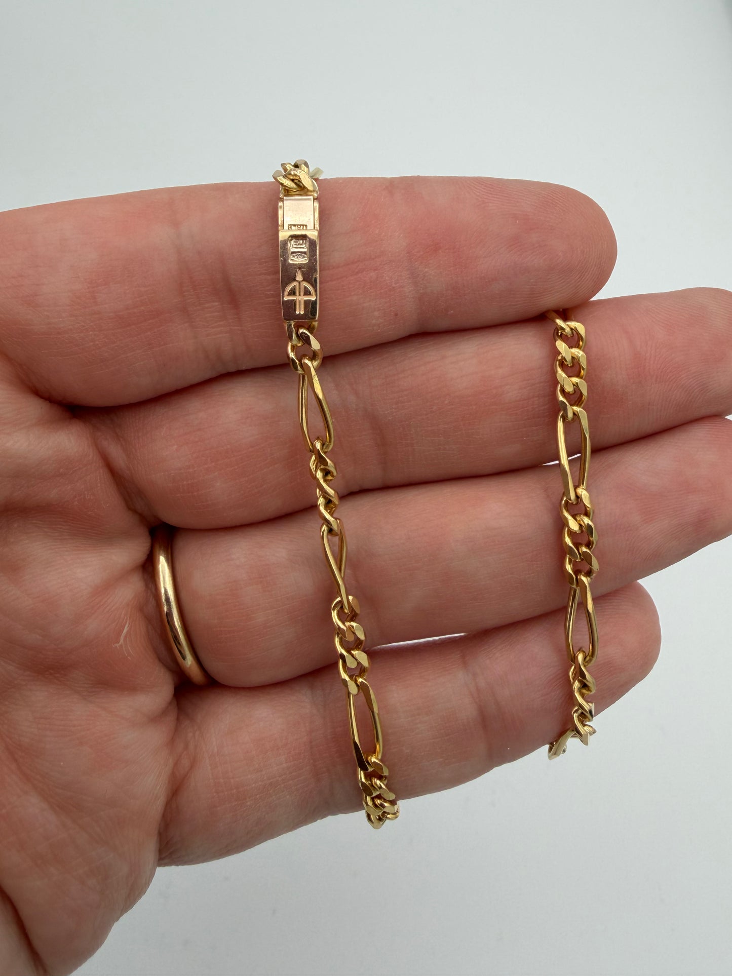 Vintage 14k Figaro Chain