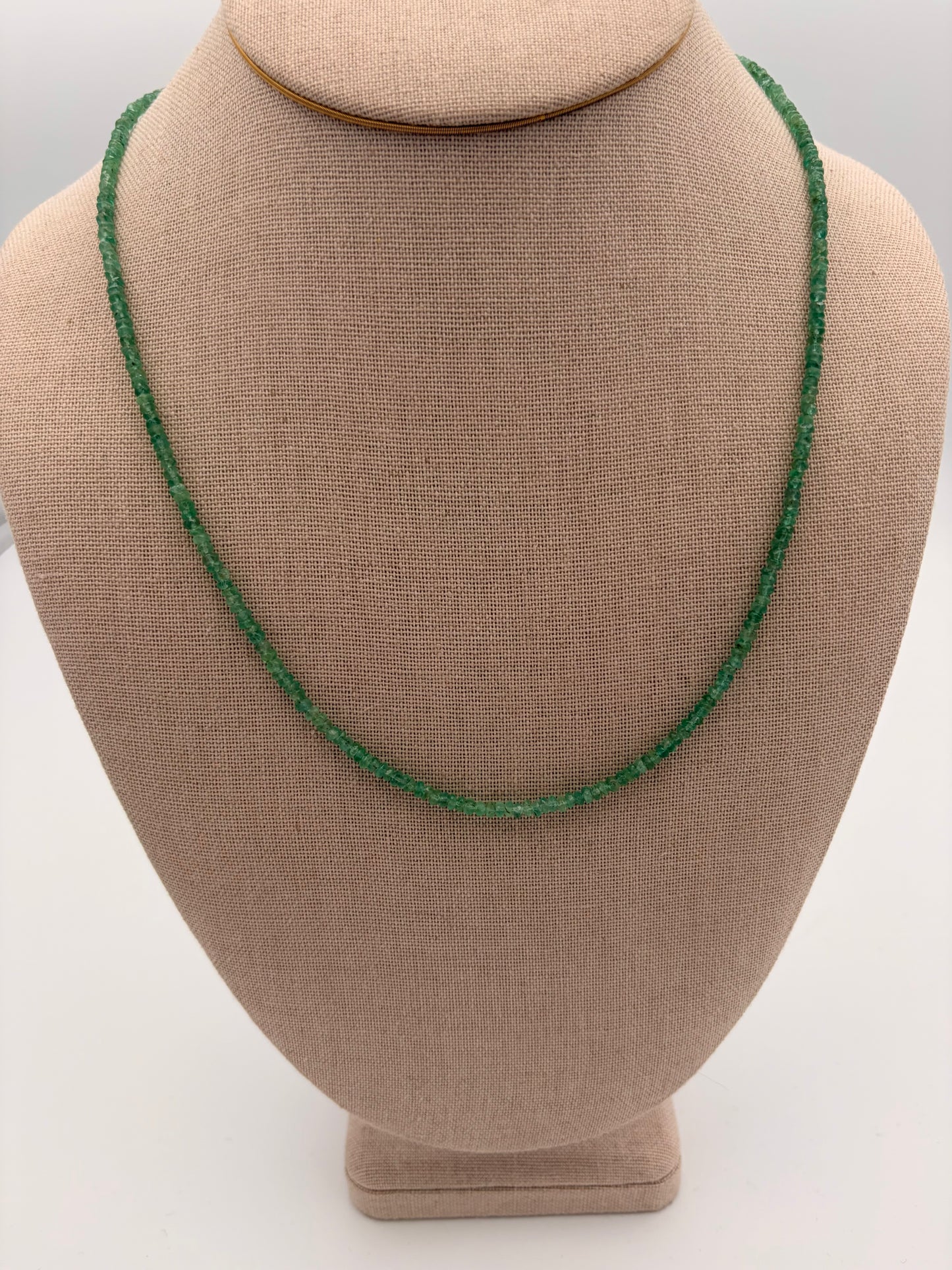 Emeralds with 14K findings