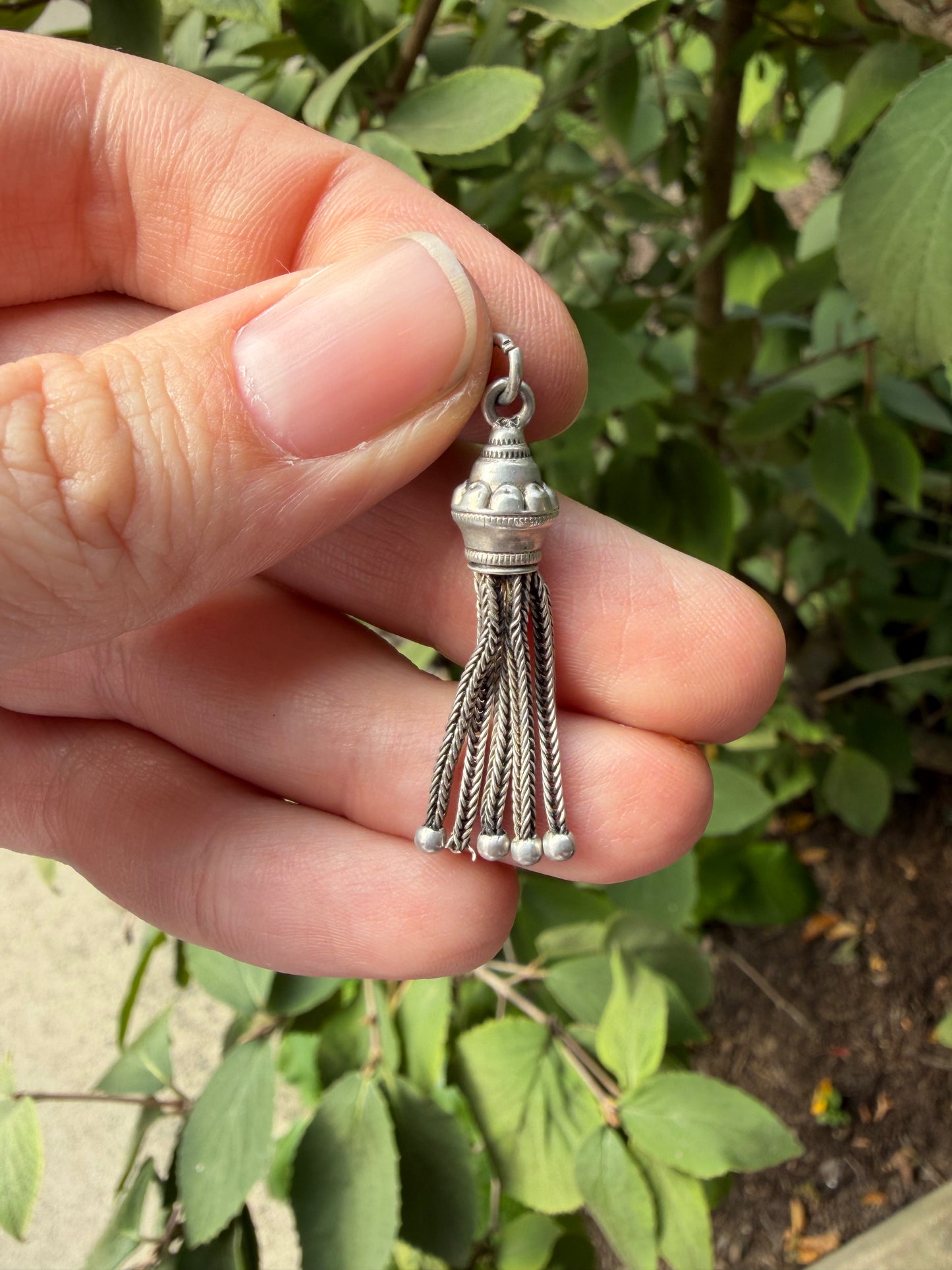 Vintage Sterling Silver Tassel
