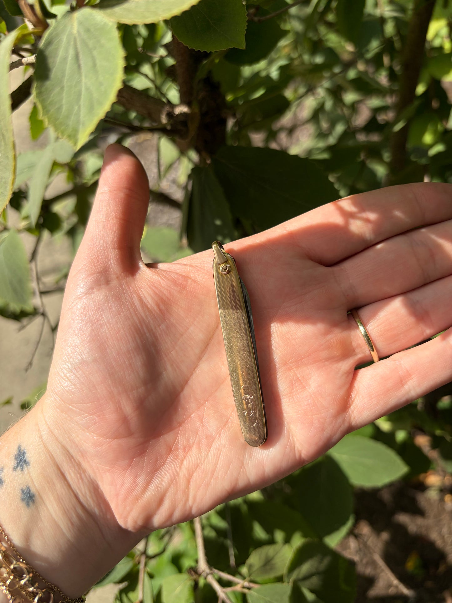 Vintage Gold Fill Pocket Knife